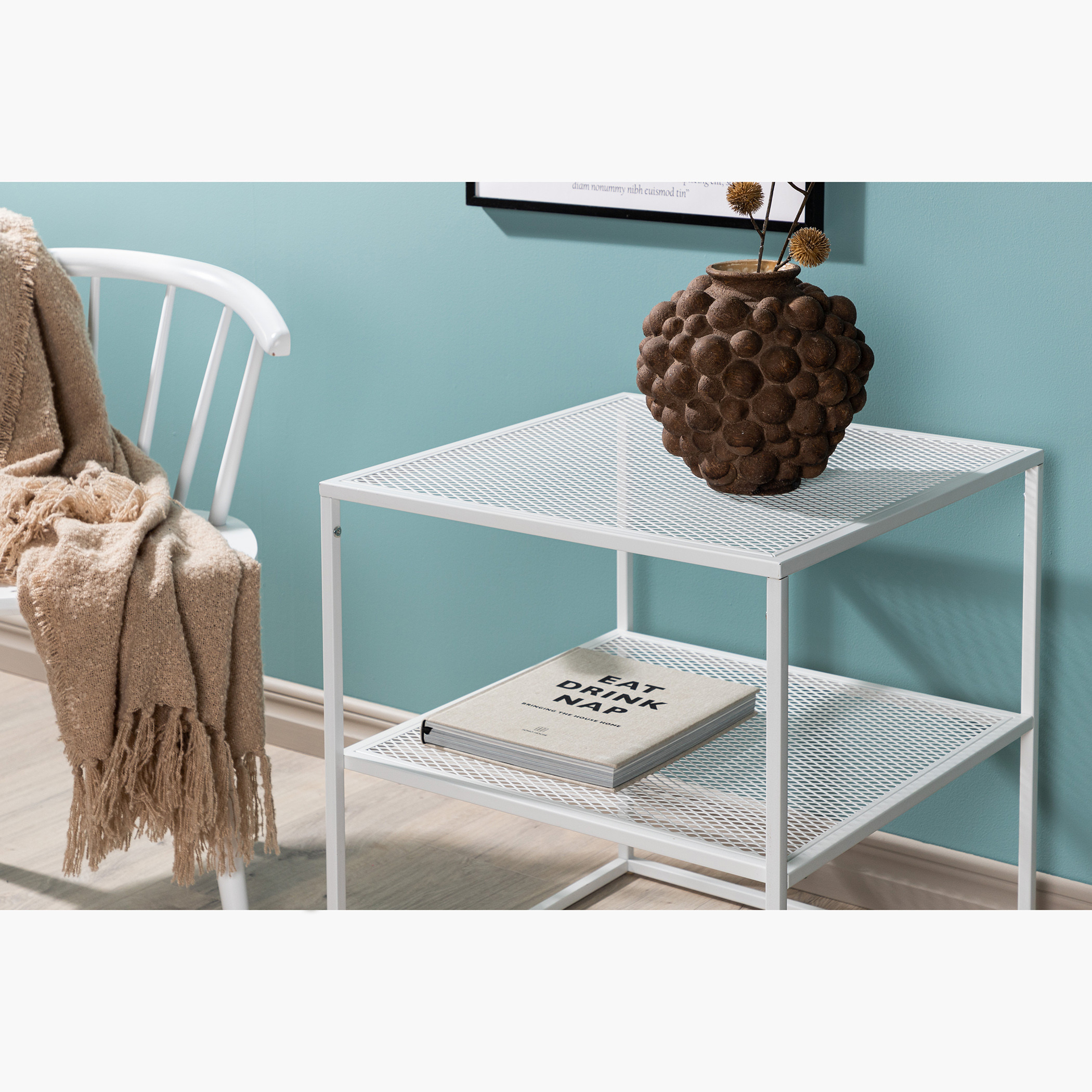 Side table 2024 with shelf