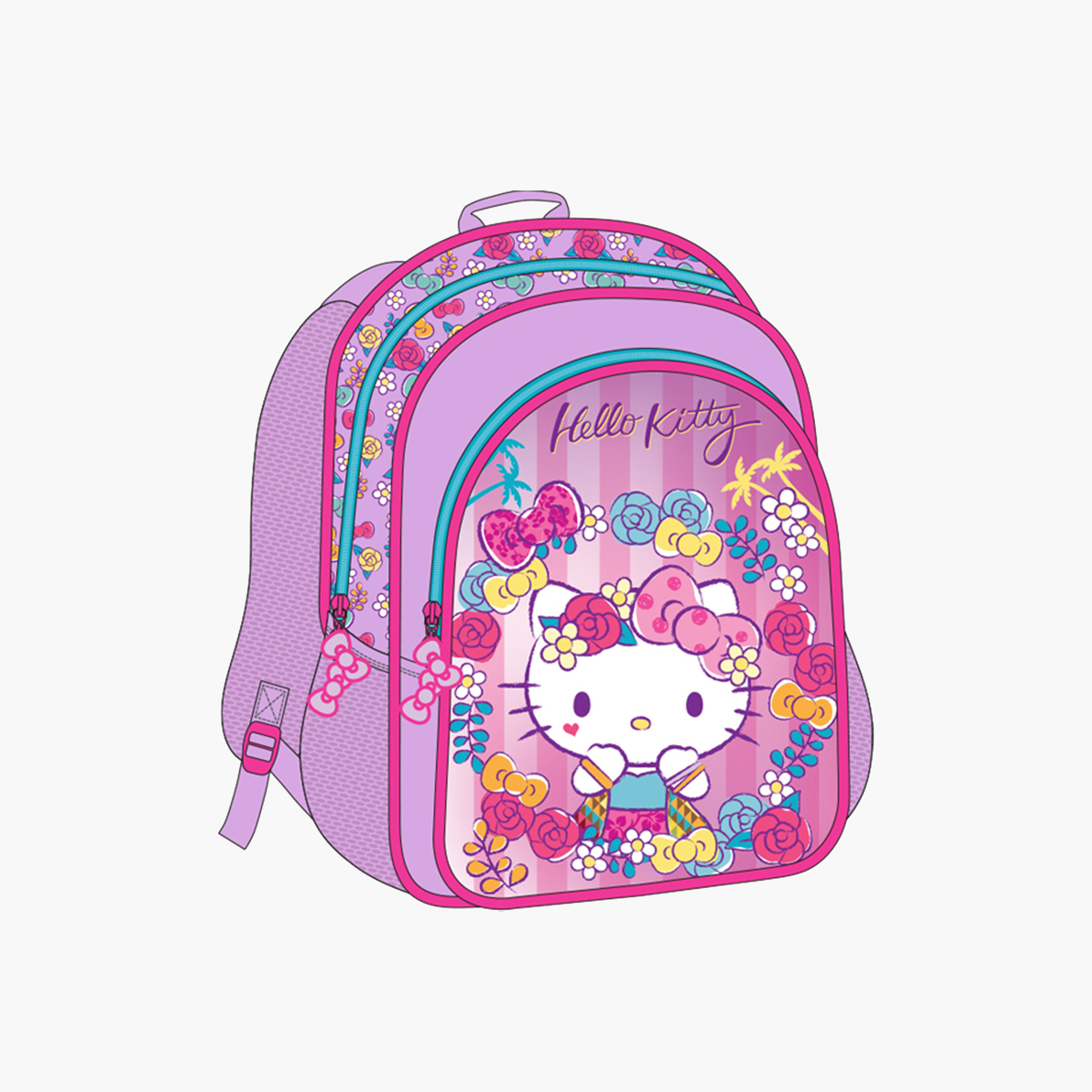 Hello Kitty Print Backpack - 13 inches-school-bagsandbackpacks-backpacks-image-1