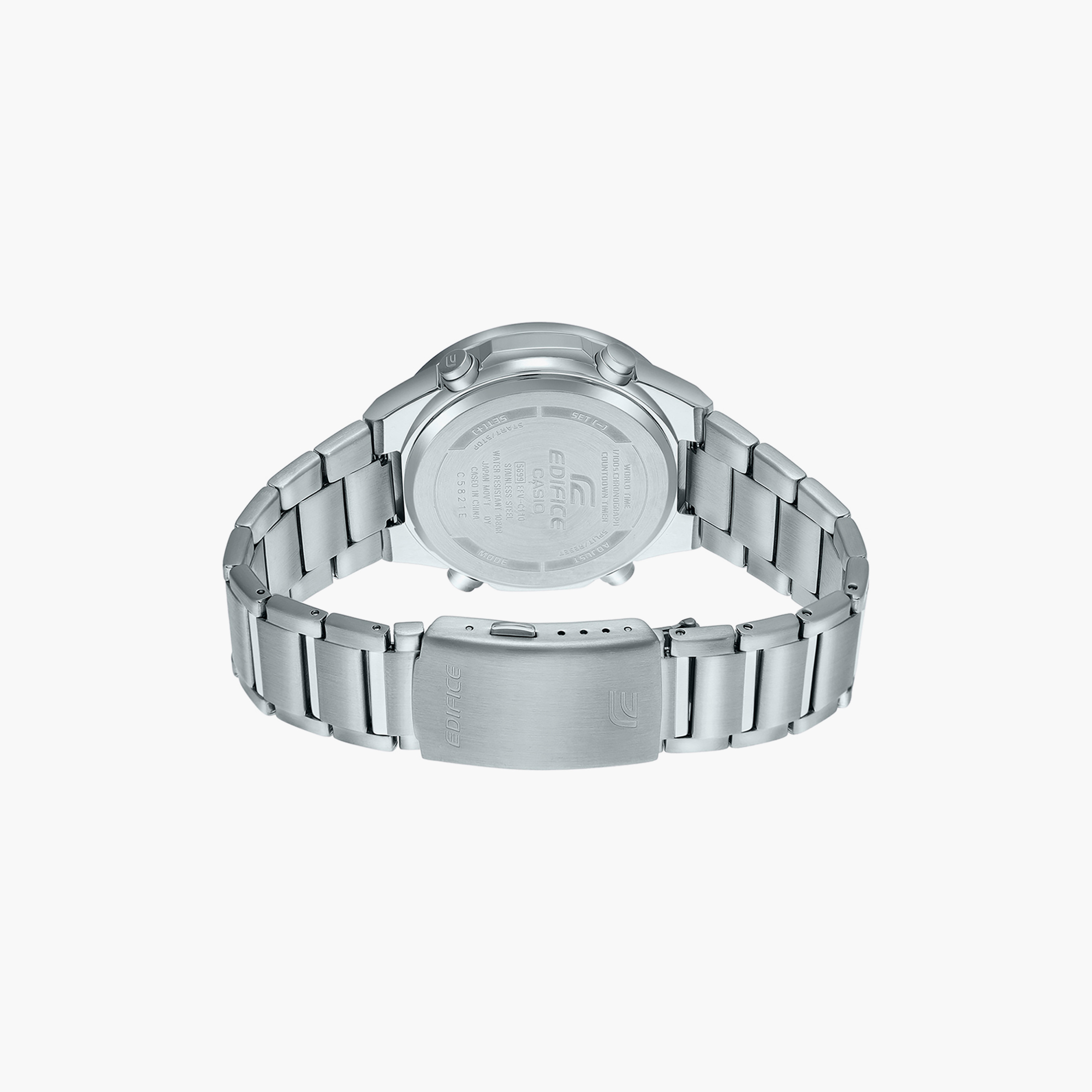 Edifice Men's Silver Analog-Digital Stainless Steel Strap Watch | EFV-C110D-2AVDF-men-watchesandjewellery-watches-image-3