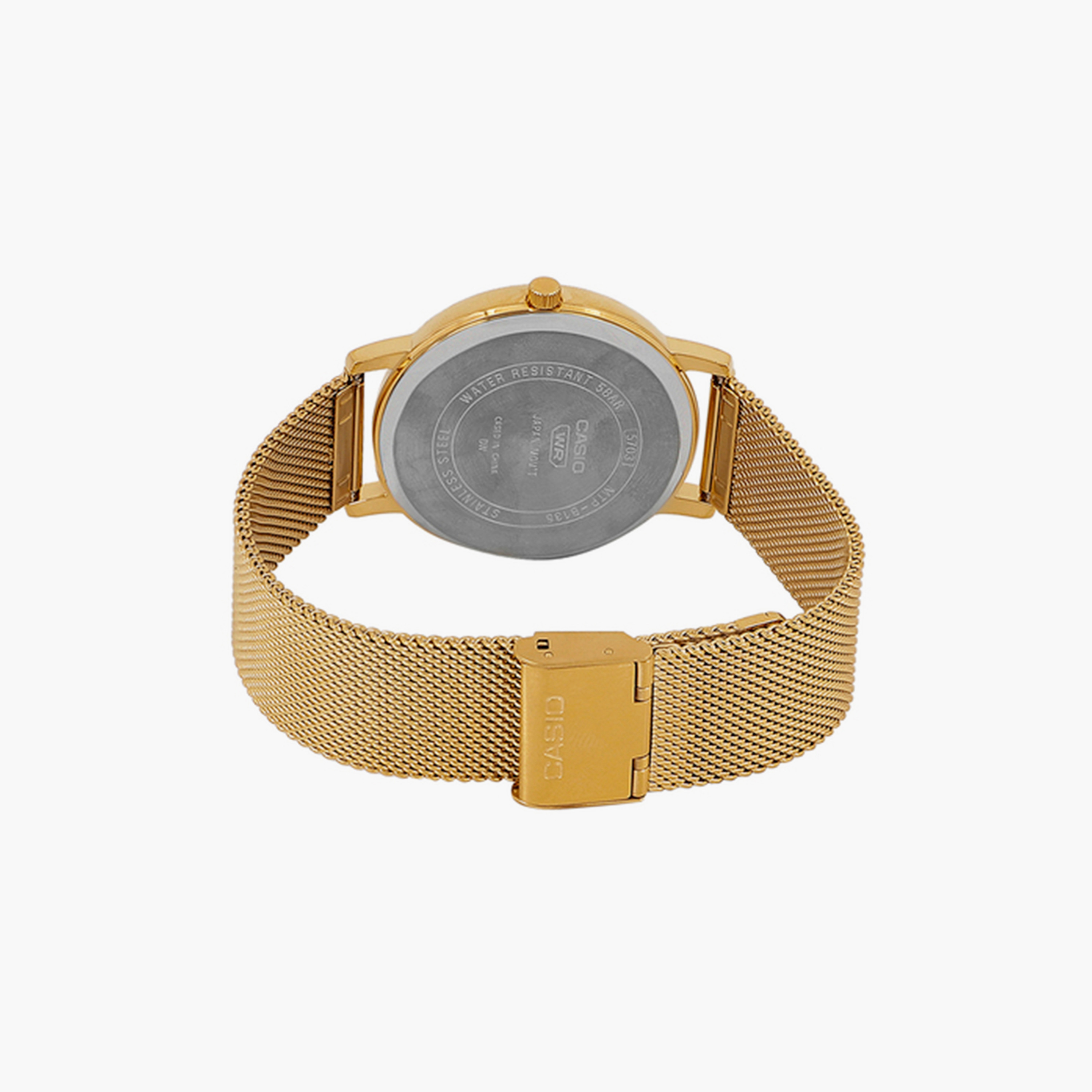  MTP-B135MG-1AVDF | ساعة أنالوج ذهبية بسوار ستانلس ستيل من كاسيو للرجال-men-watchesandjewellery-watches-image-3