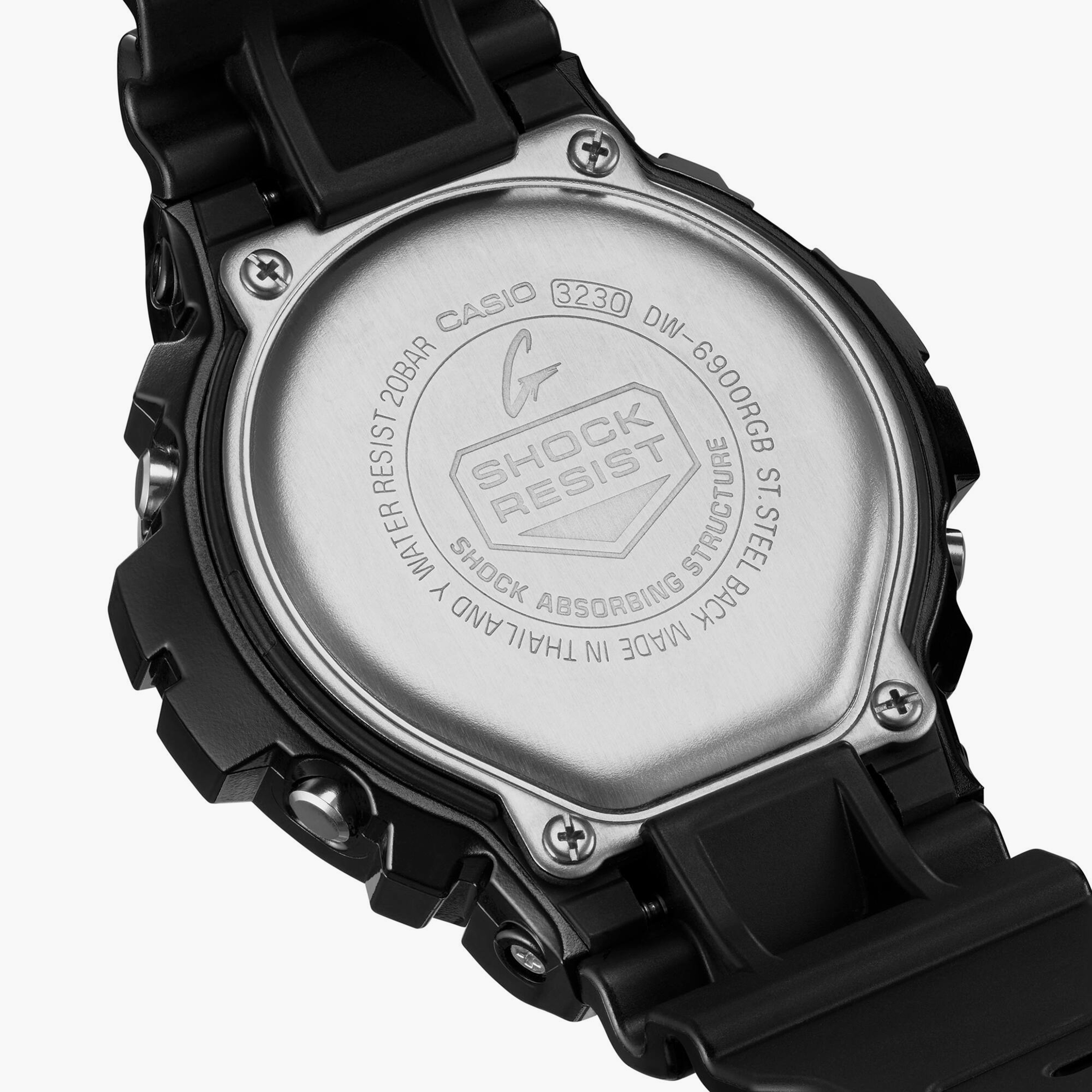 ساعة جي-شوك يونيسكس خضراء رقمية بسوار سيليكون | DW-6900JT-3DR-men-watchesandjewellery-watches-image-3
