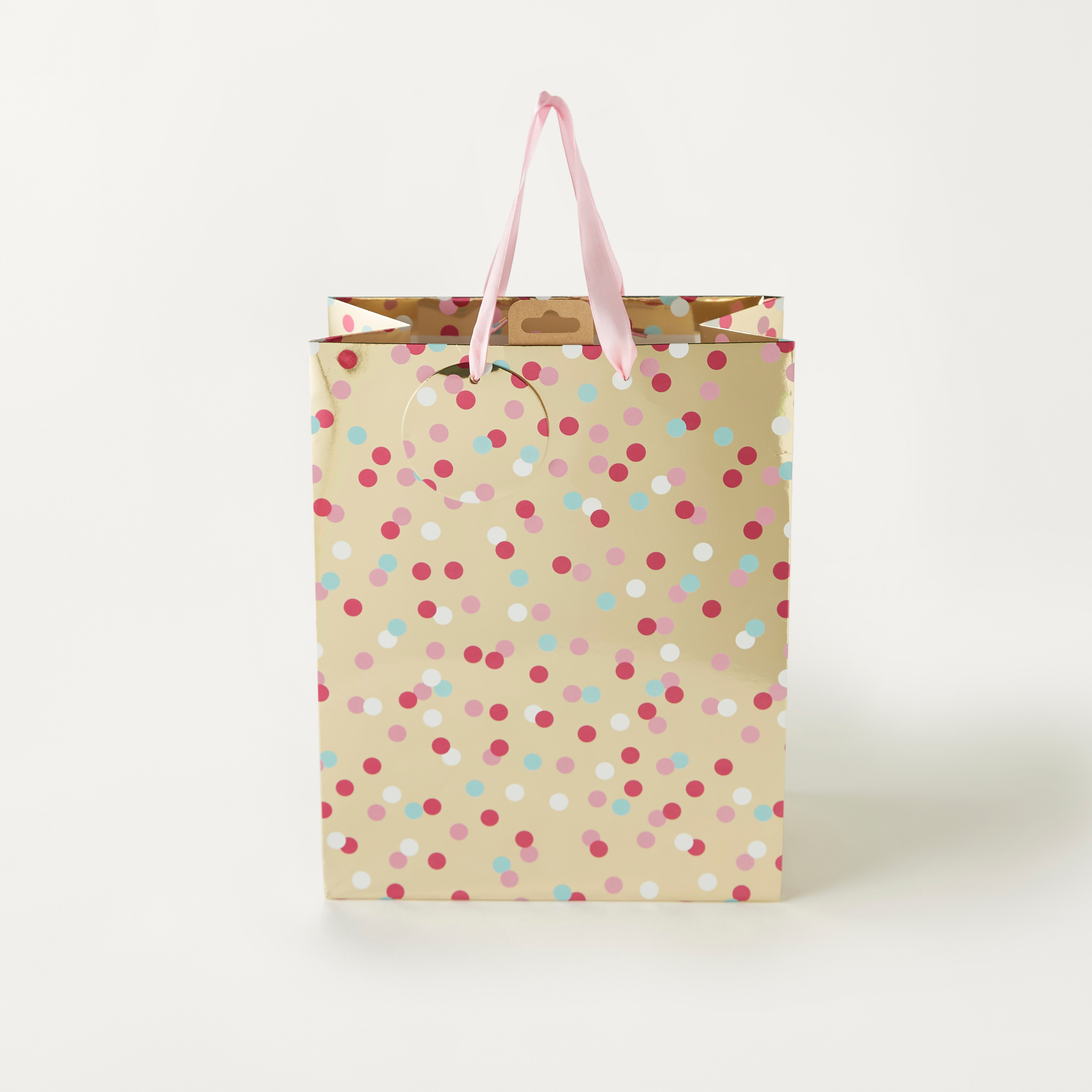 Findz Spots Print Medium Gift Bag - 10x21x25 cms-household-homefragrance-fragrancegiftset-image-2