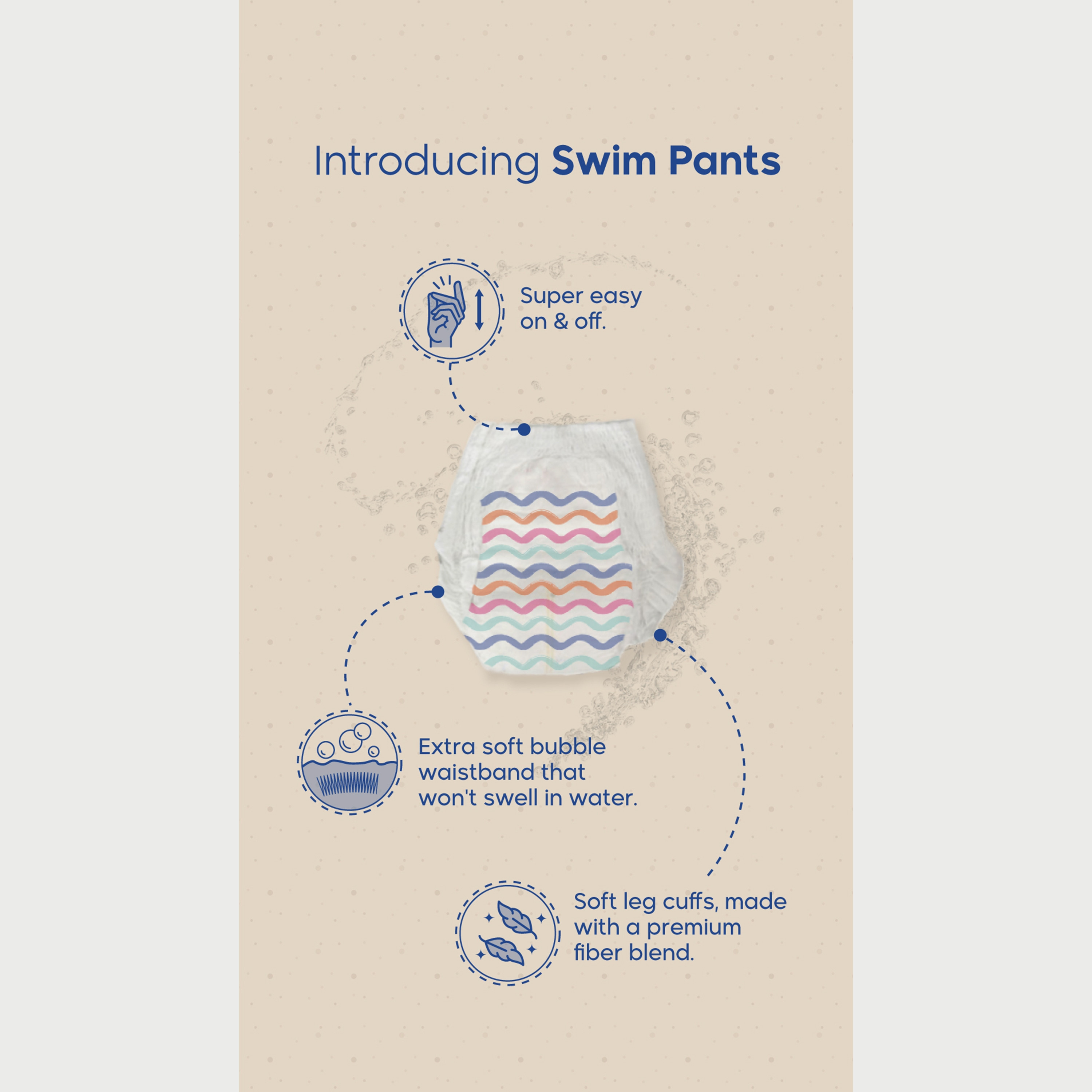Kim & Kimmy - Swim Pants - Medium Qty 15 - Starfish Splash-baby-diapering-diapers-image-4