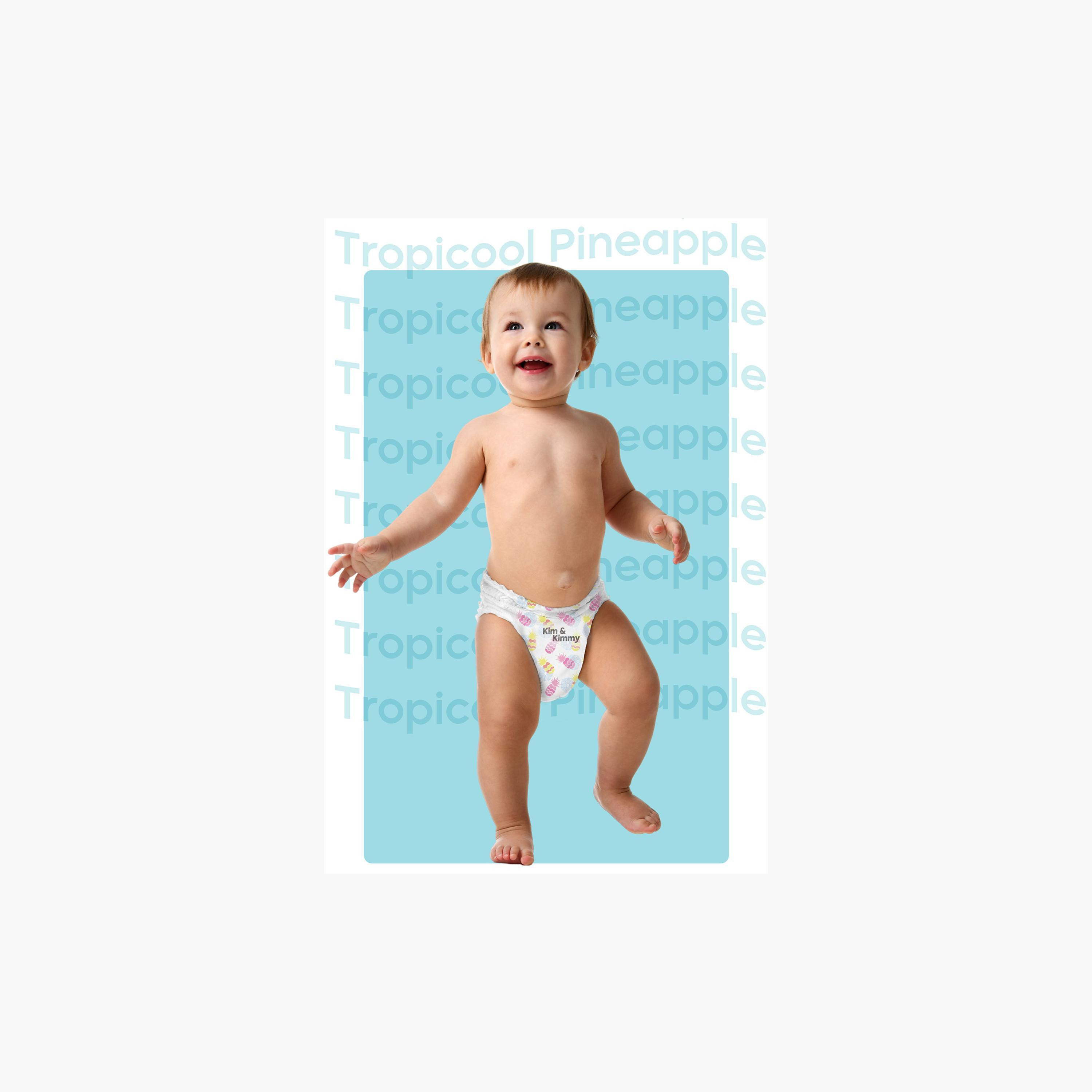 Kim & Kimmy - Swim Pants - Medium Qty 15 - Tropicool Pineapple-CP_Promo_Code_Excluded-image-2