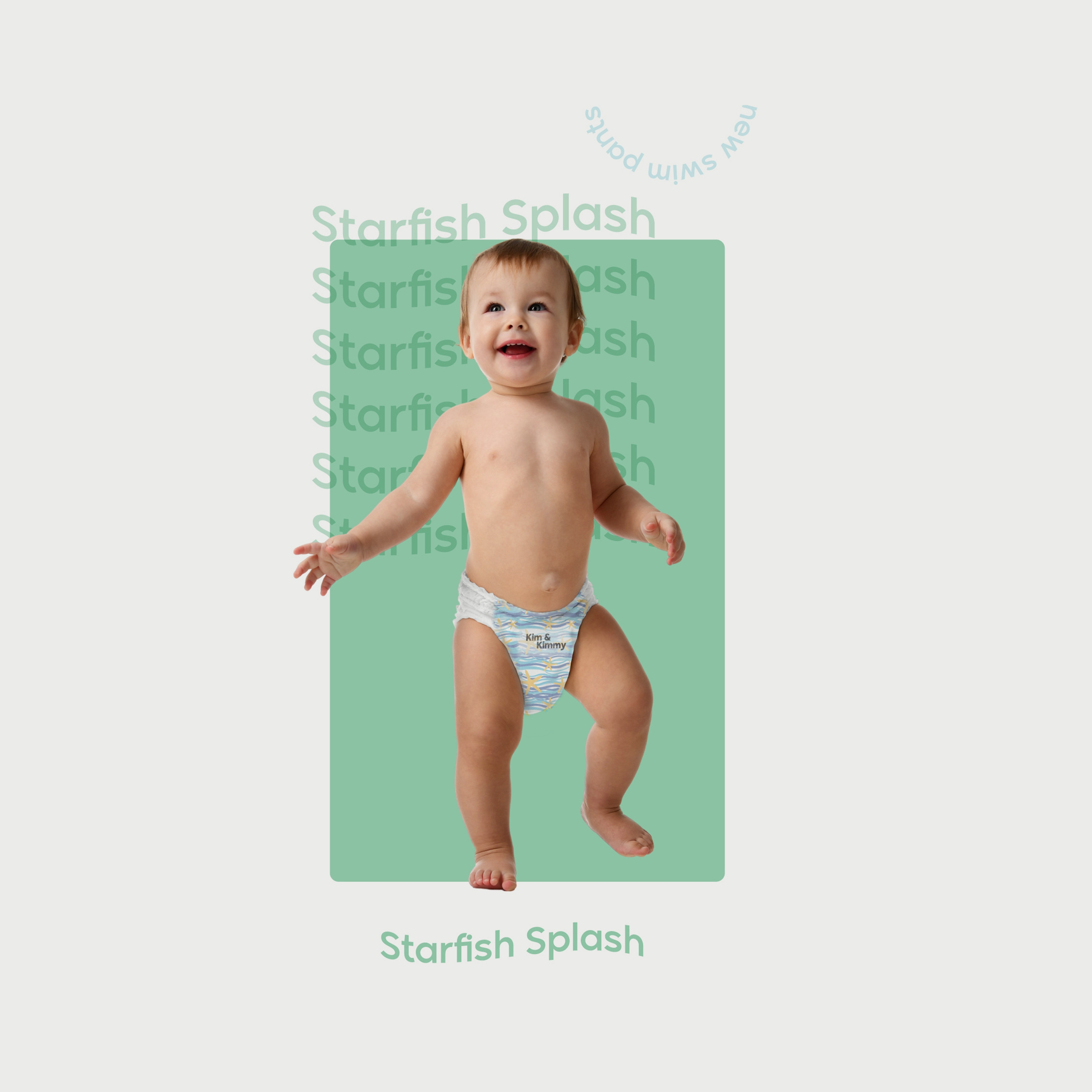 Kim & Kimmy - Swim Pants - Large Qty 15 - Starfish Splash-baby-diapering-diapers-image-2