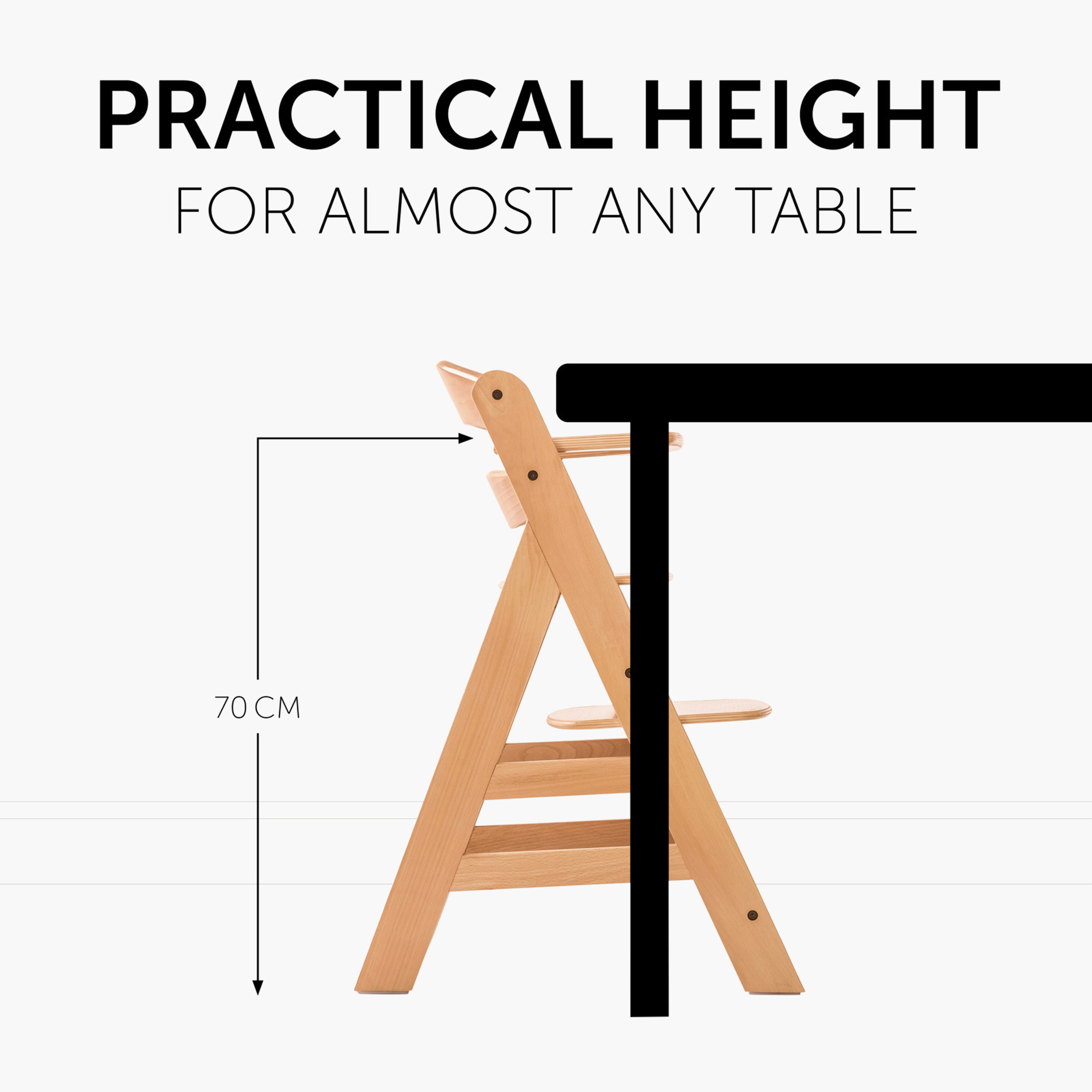 Hauck Alpha+ High Chair with Tray-baby-feeding-highchairsandboosters-image-3