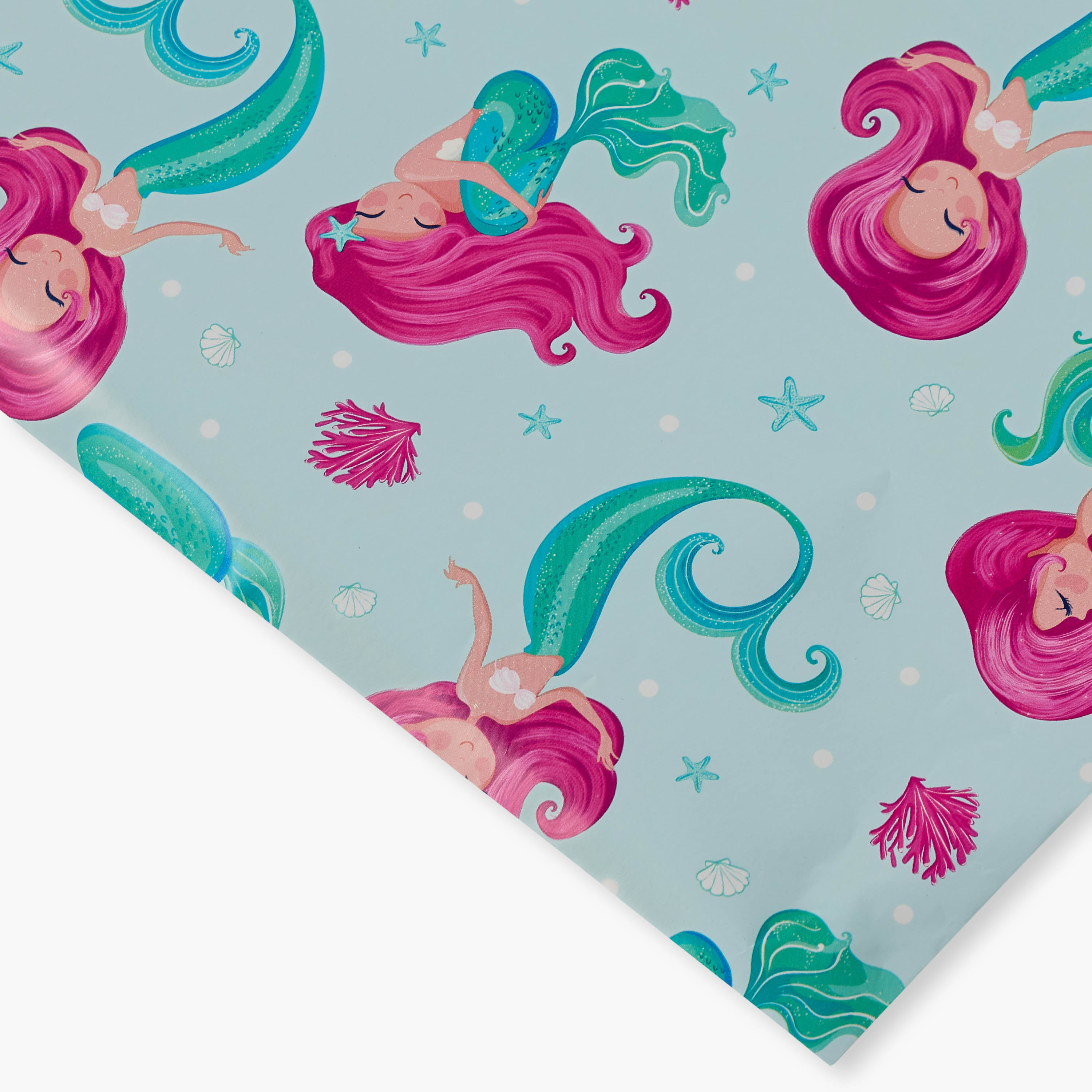 Mermaid Print Gift Wrap - 70x3 cms-household-giftingaccessories-giftings-image-3