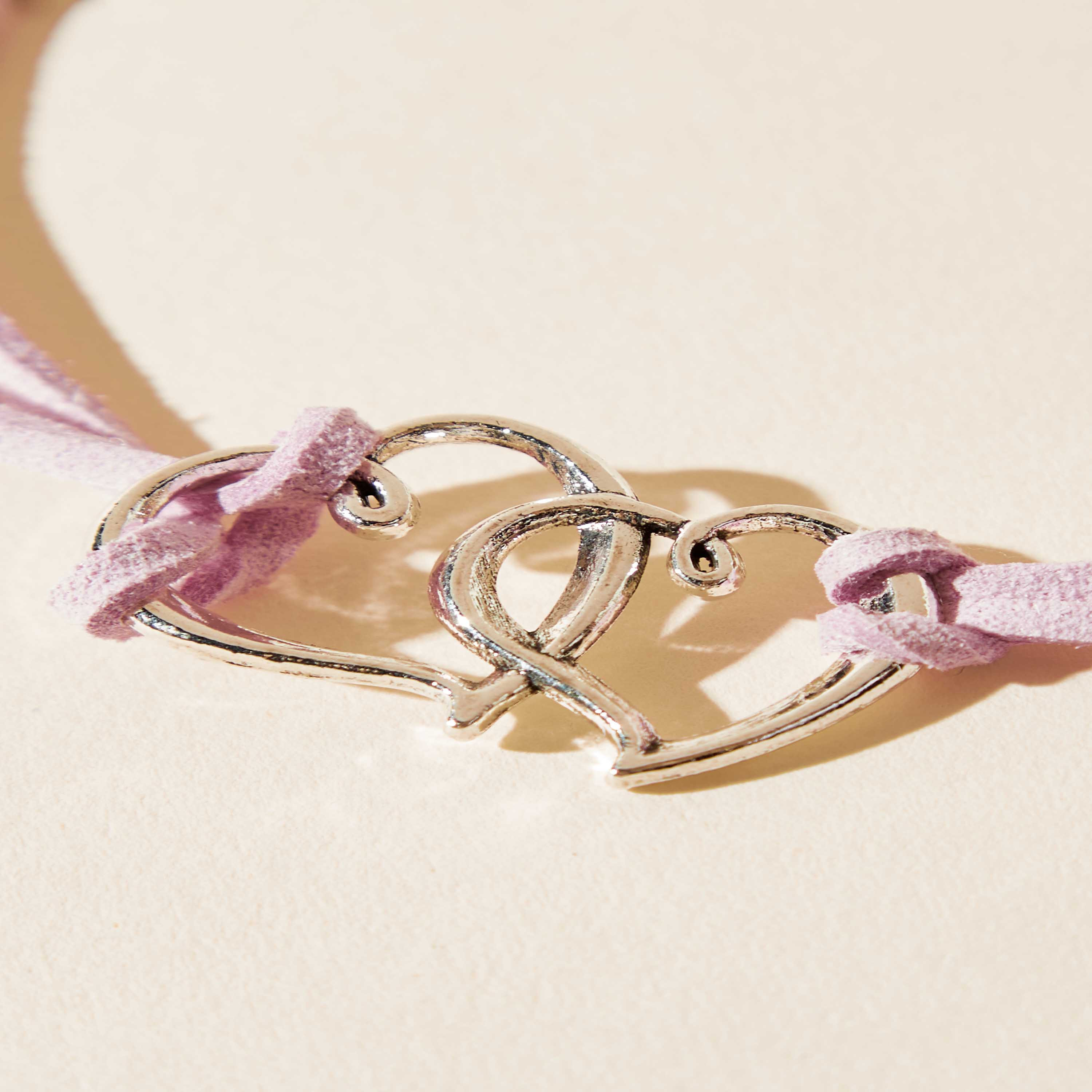 Mistotes Heart Pendant Bracelet with Lobster Clasp Closure-women-watchesandjewellery-jewellery-banglesandbracelets-image-4