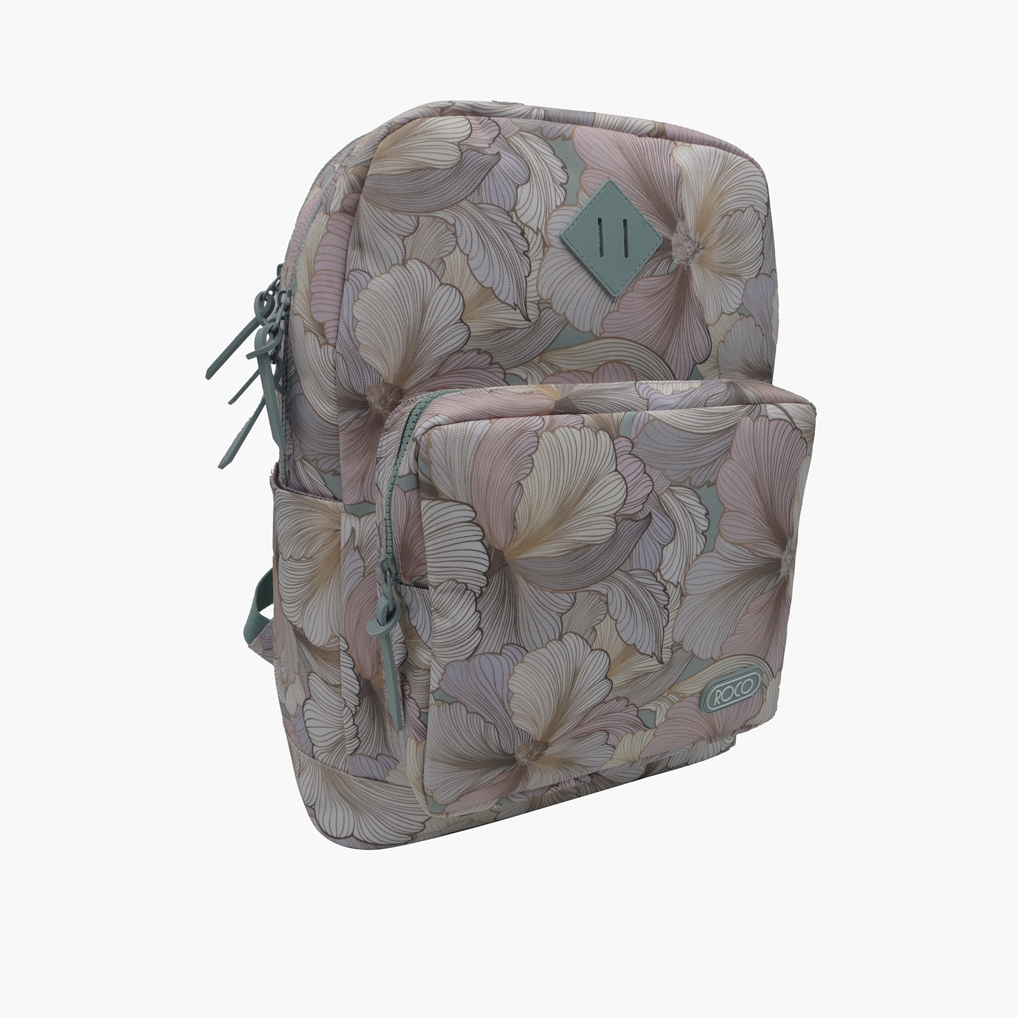 Buy Roco All-Over Floral Print Backpack with Pencil Case - 17 inches ...