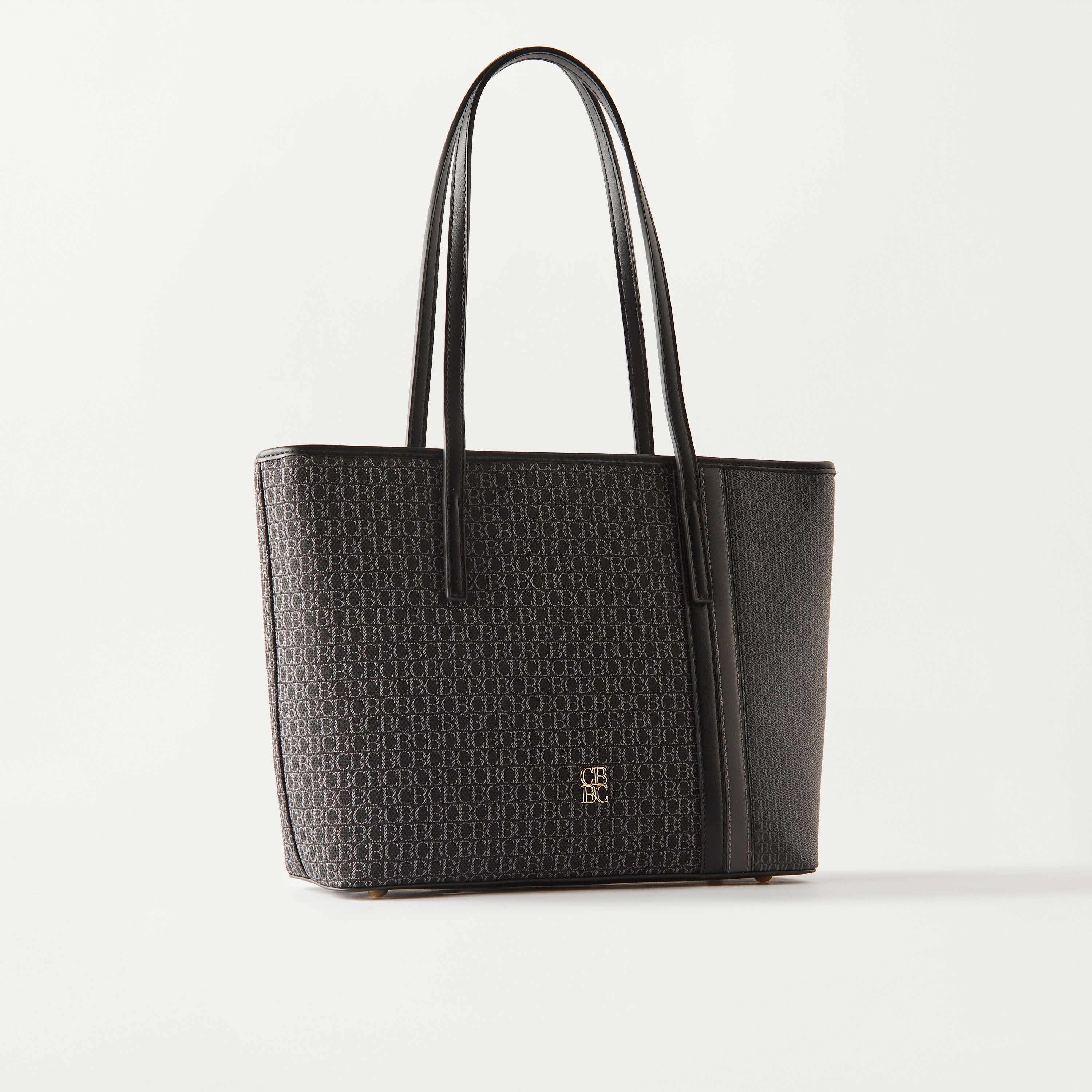 Shop Chrisbella Printed Tote Bag with Double Handle and