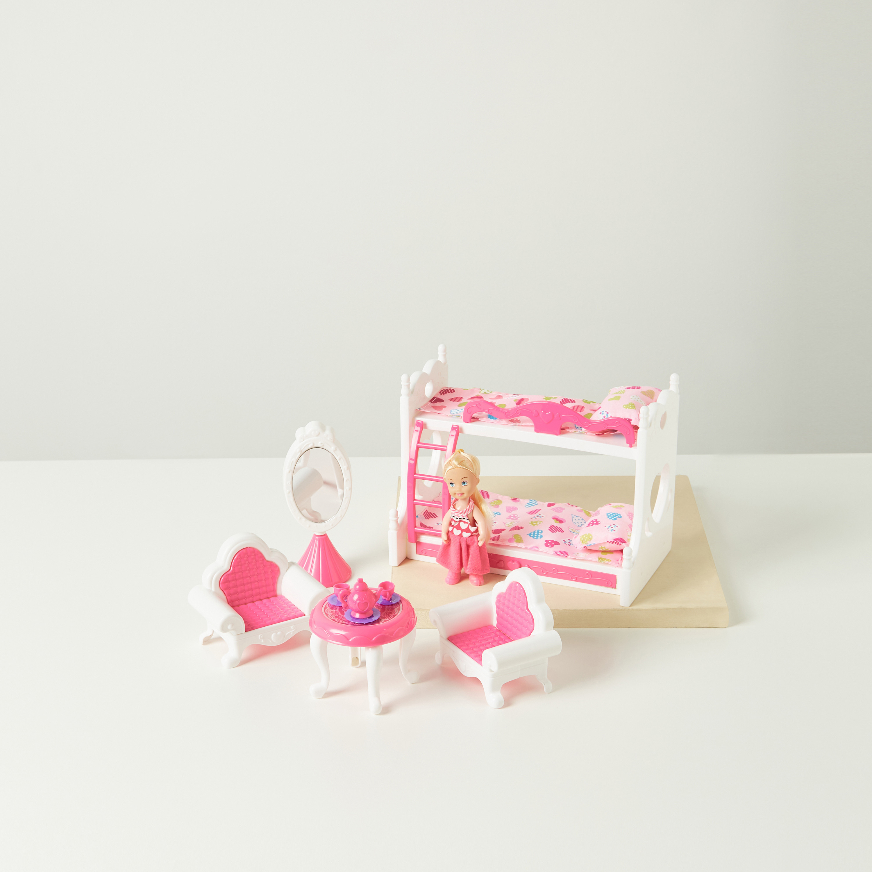 Doll with Bedroom Playset-toys-dollsandplaysets-dollhouses-image-1
