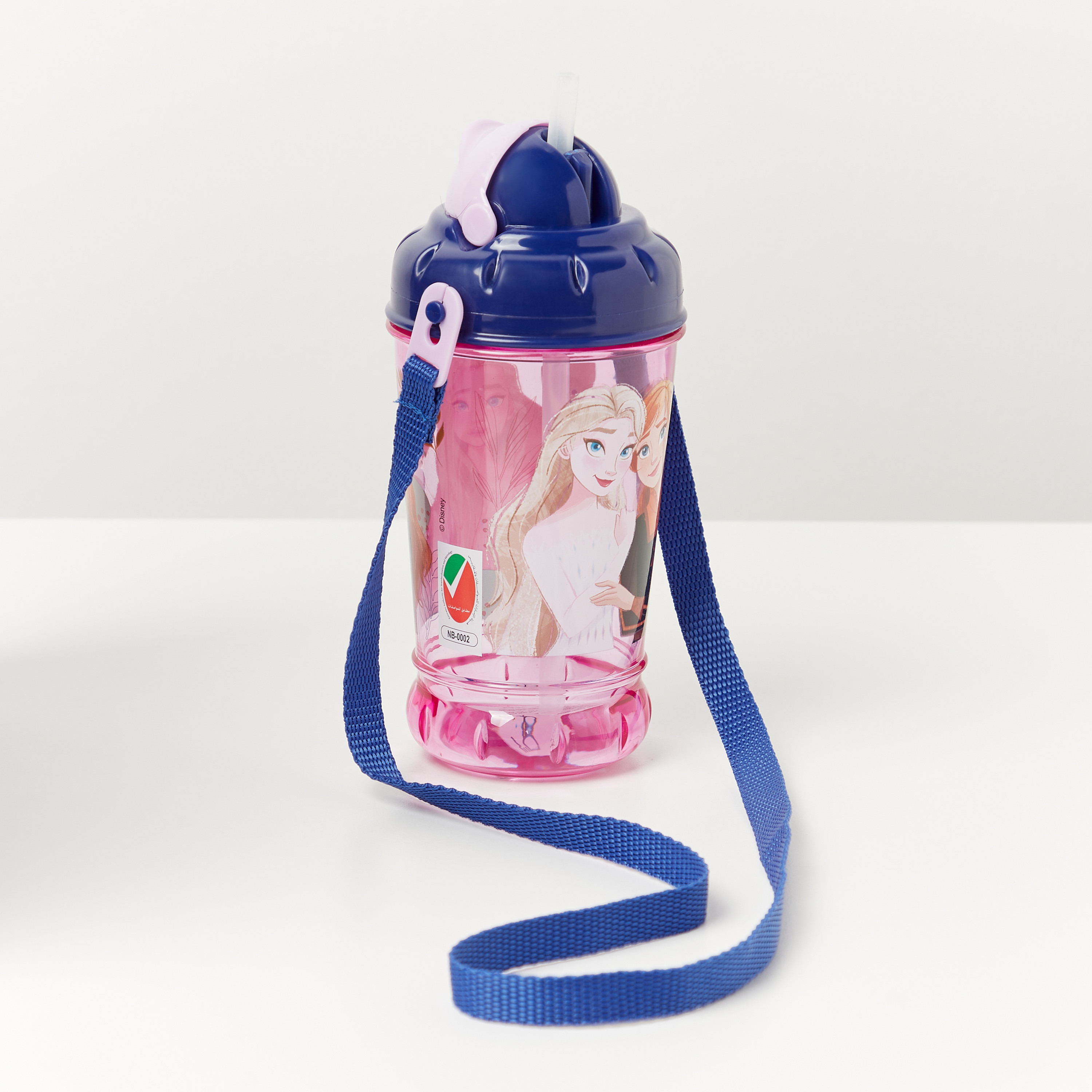 قارورة مياه بقشة وحزام وطبعات فروزن من ديزني - 440 مل-baby-feeding-mealtimeessentials-image-2