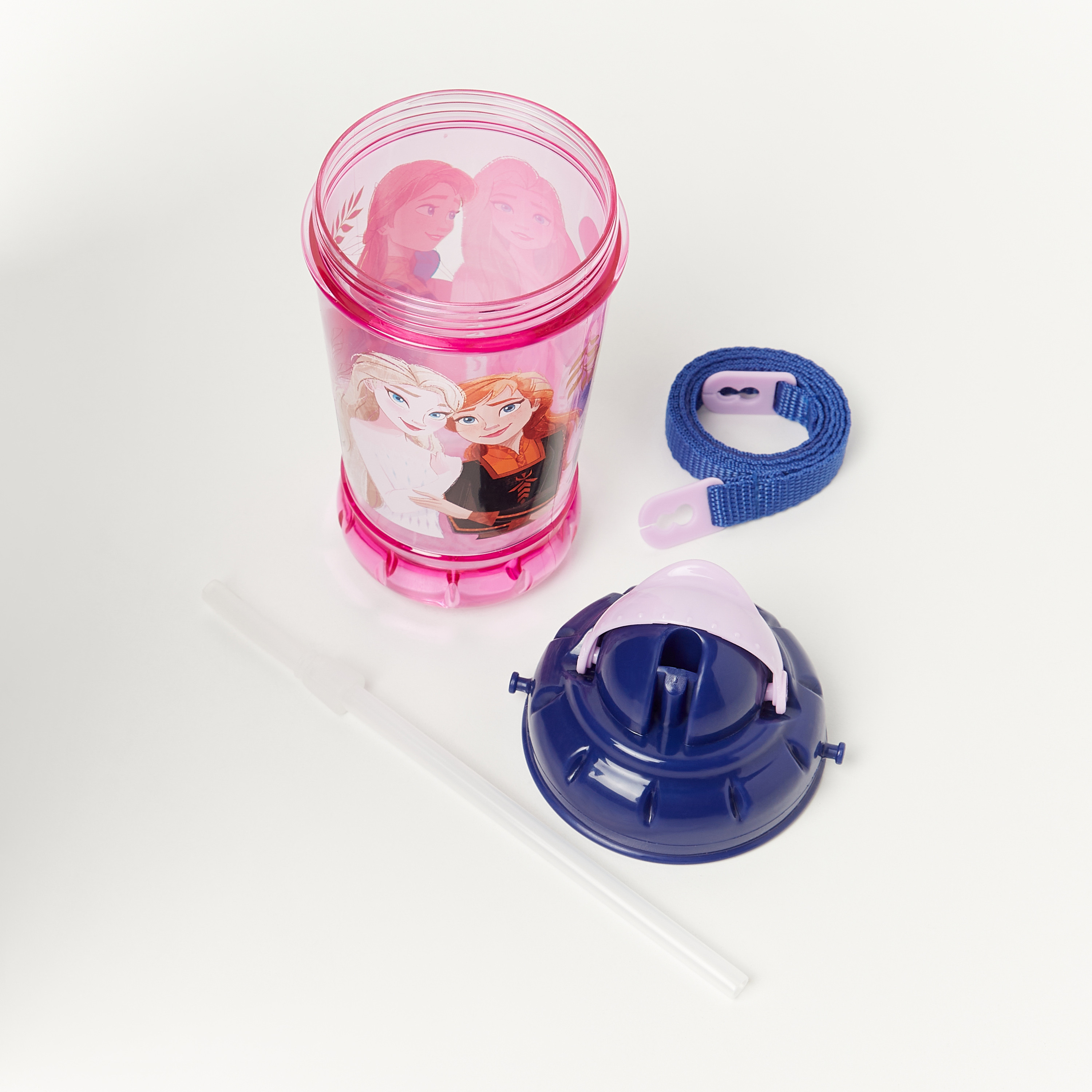 قارورة مياه بقشة وحزام وطبعات فروزن من ديزني - 440 مل-baby-feeding-mealtimeessentials-image-5