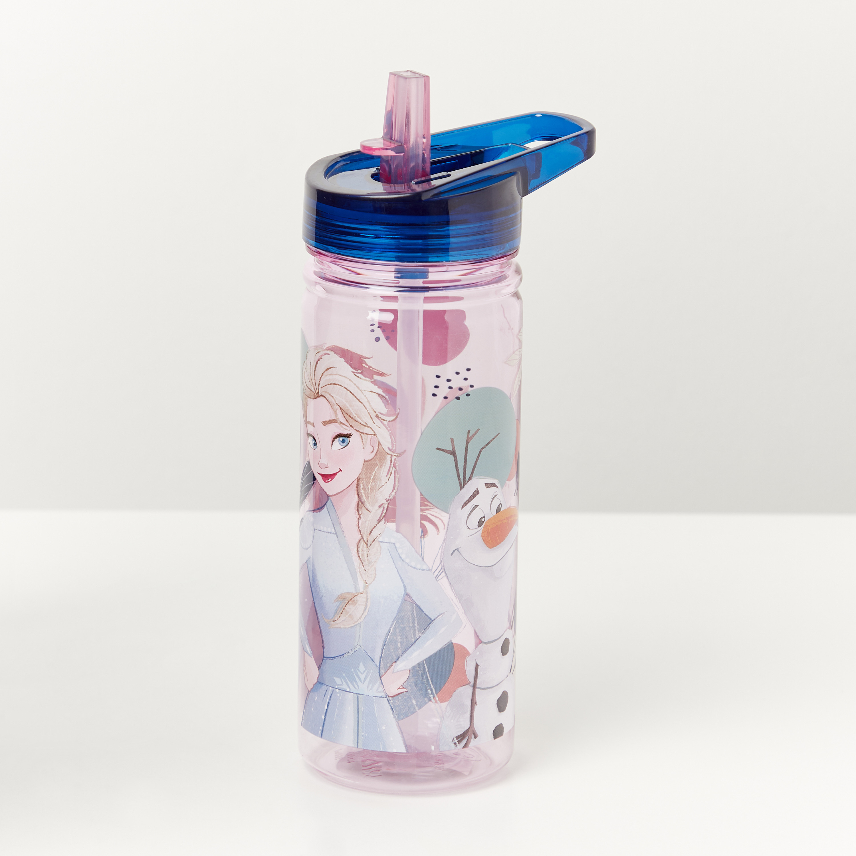 قارورة مياه إيكوزين بقشّة وطبعات فروزن من ديزني - 580 مل-baby-feeding-mealtimeessentials-image-2