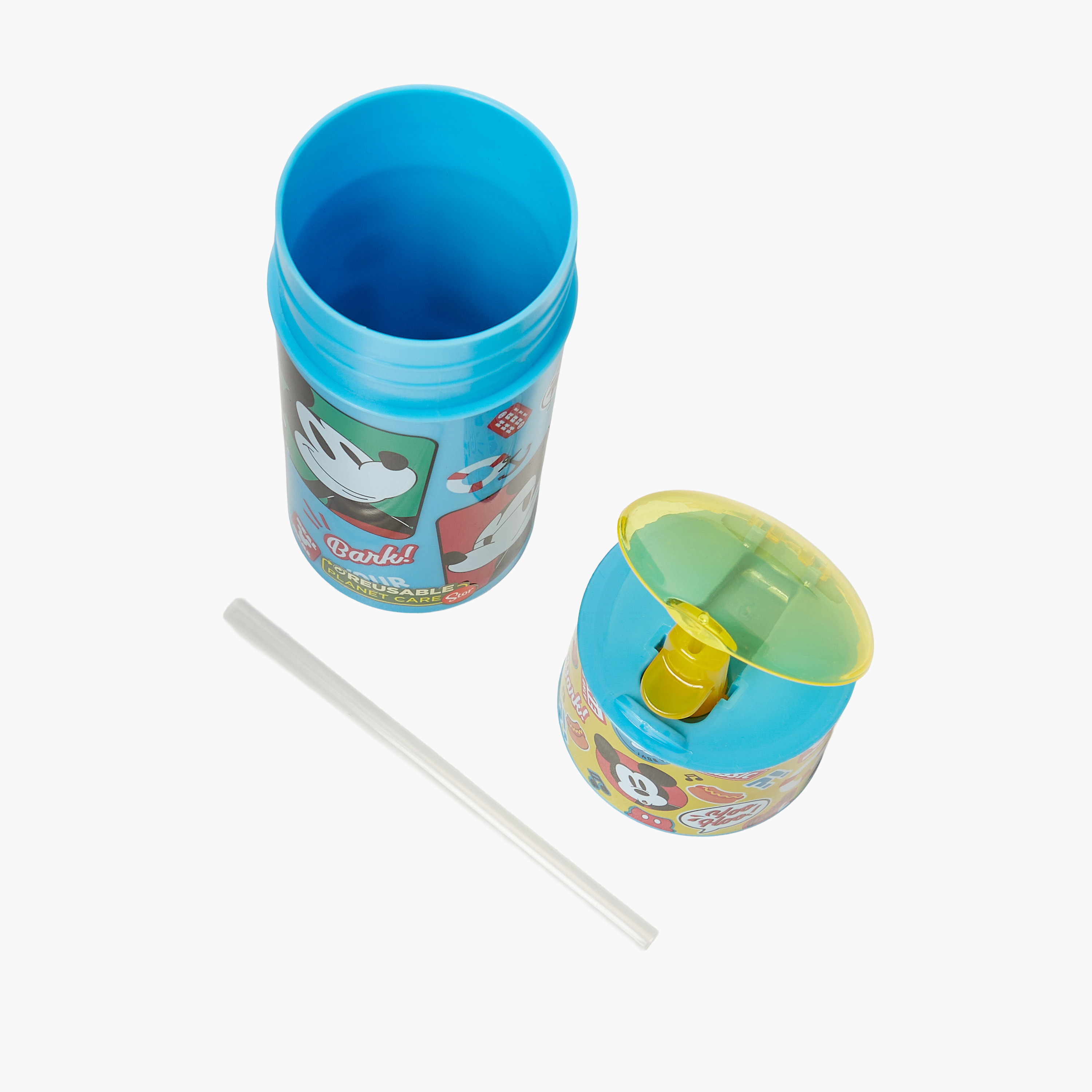 Disney Mickey Mouse Print Sipper Water Bottle - 350 ml-baby-feeding-mealtimeessentials-image-5