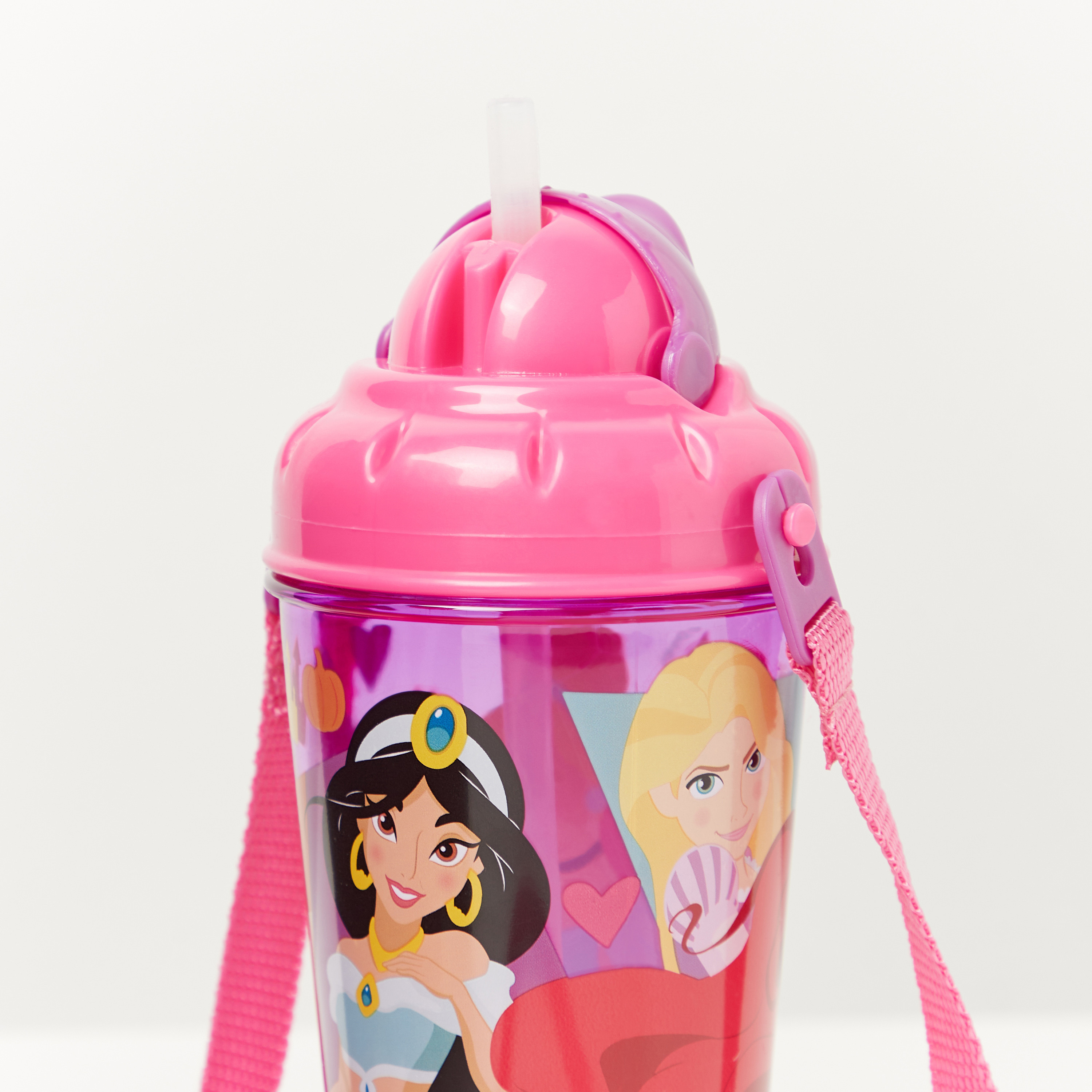 Disney Princess Print Sipper Water Bottle - 440 ml-baby-feeding-mealtimeessentials-image-3
