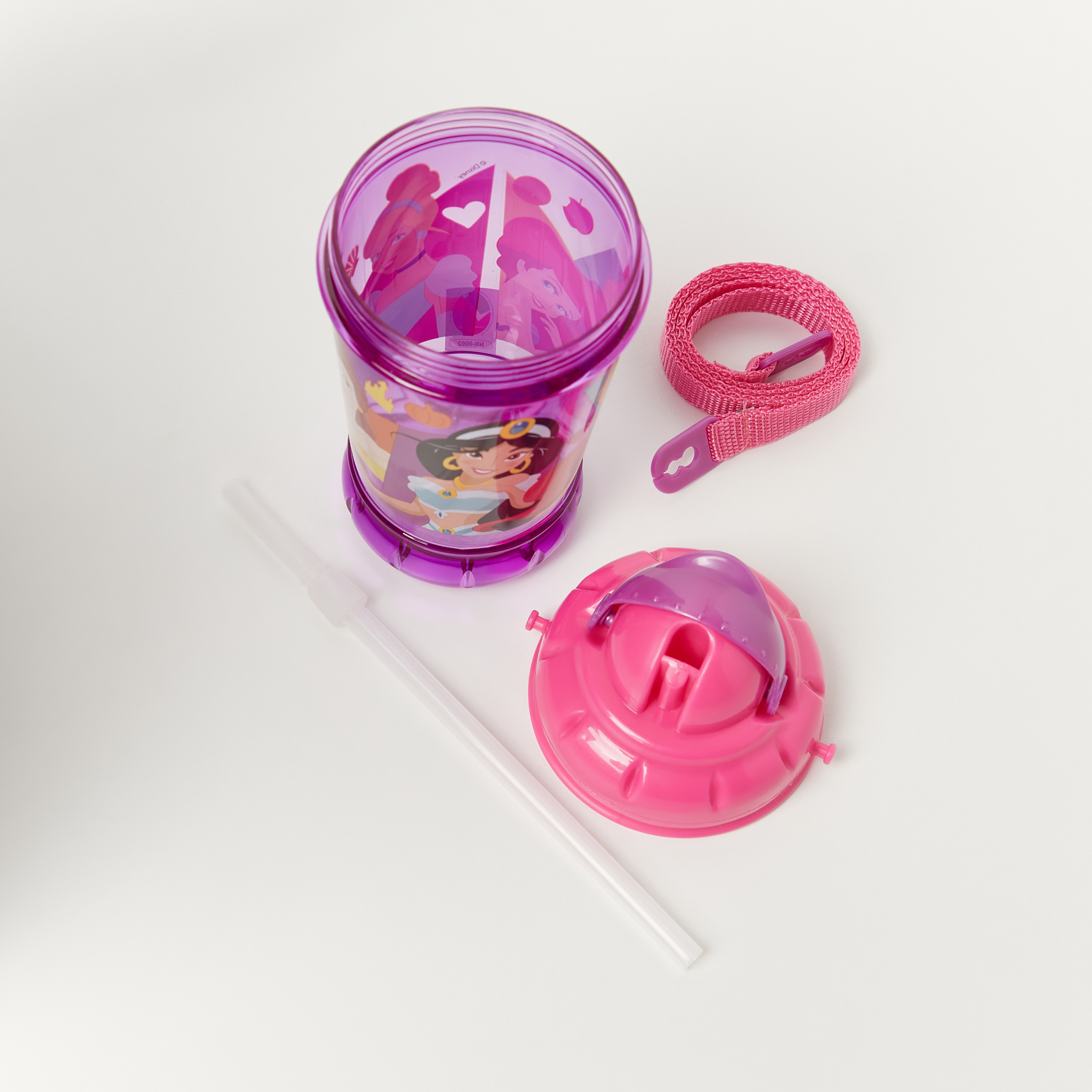 Disney Princess Print Sipper Water Bottle - 440 ml-baby-feeding-mealtimeessentials-image-5