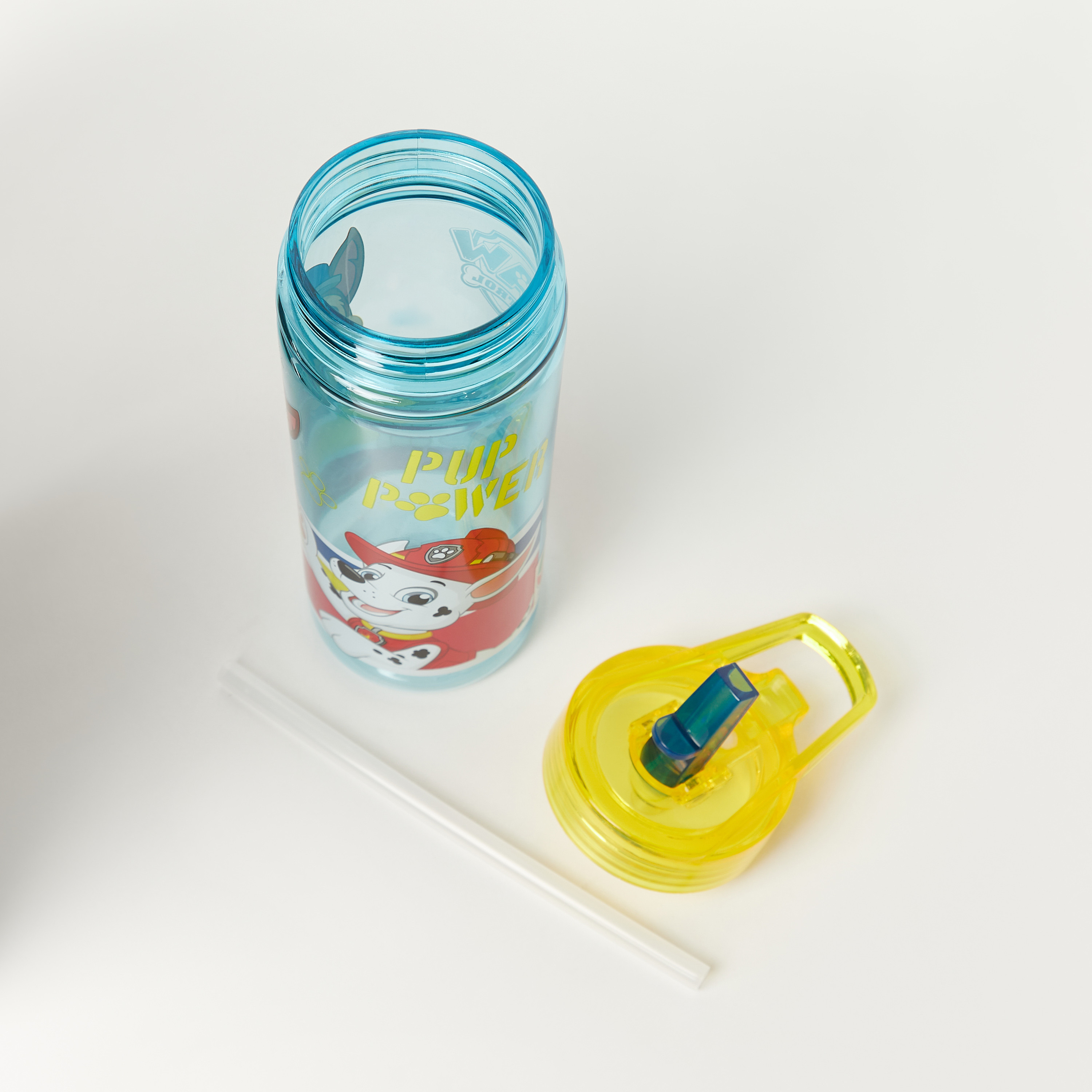 قارورة مياه إيكوزين بقشة بطبعات من باو باترول - 580 مل-baby-feeding-mealtimeessentials-image-5