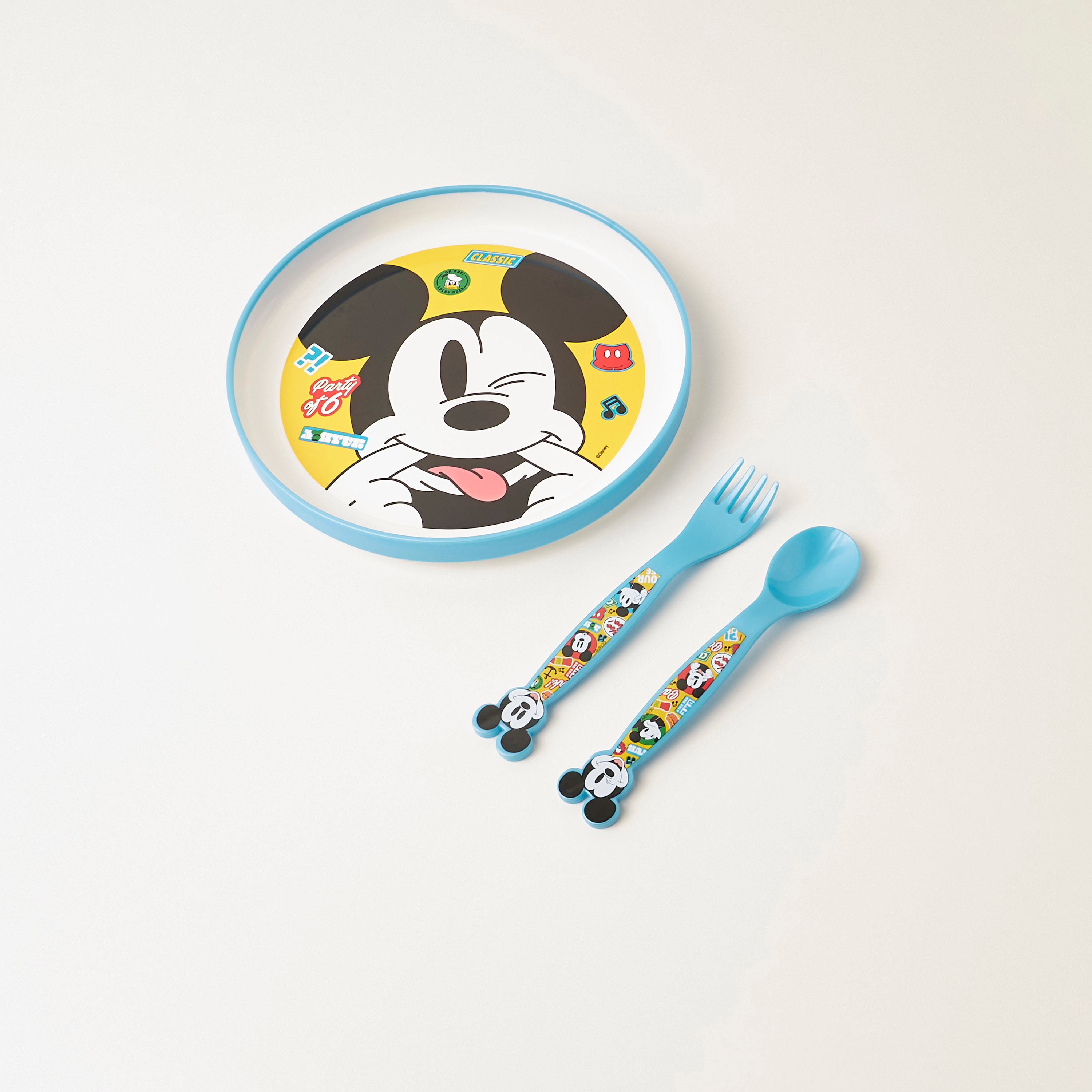 طقم عشاء 5 قطع بطبعات ميكي ماوس من ديزني-baby-feeding-mealtimeessentials-image-2