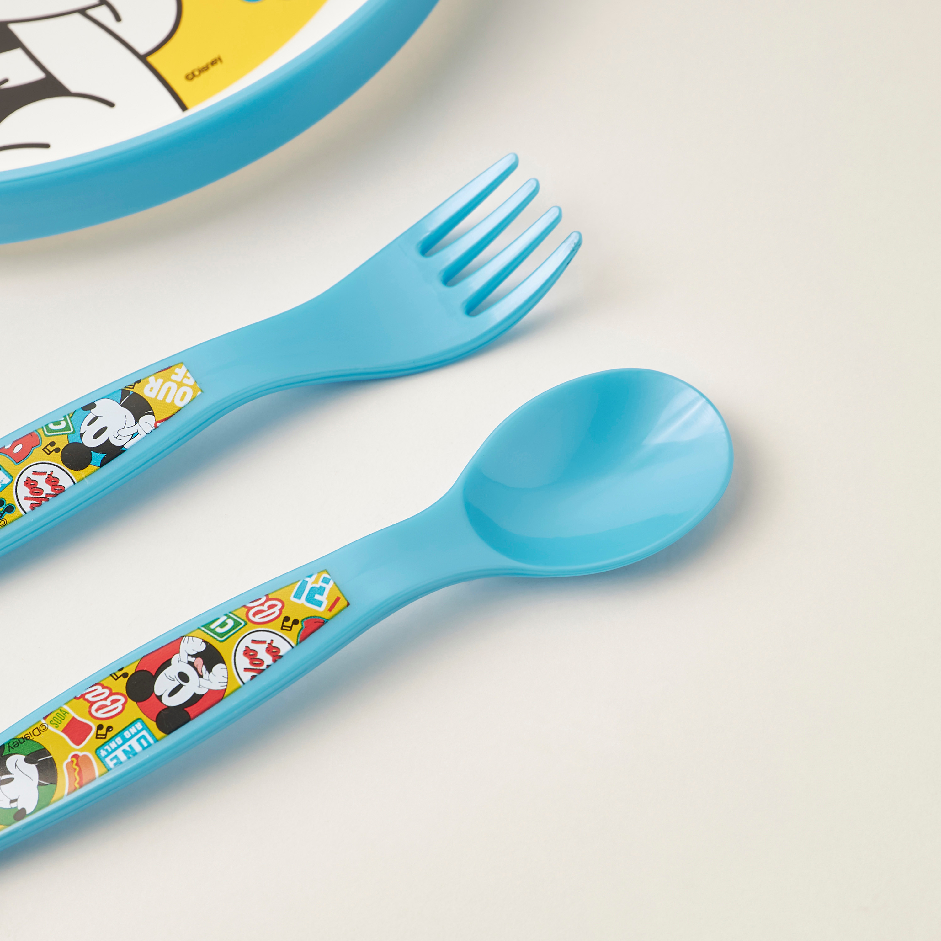 طقم عشاء 5 قطع بطبعات ميكي ماوس من ديزني-baby-feeding-mealtimeessentials-image-3