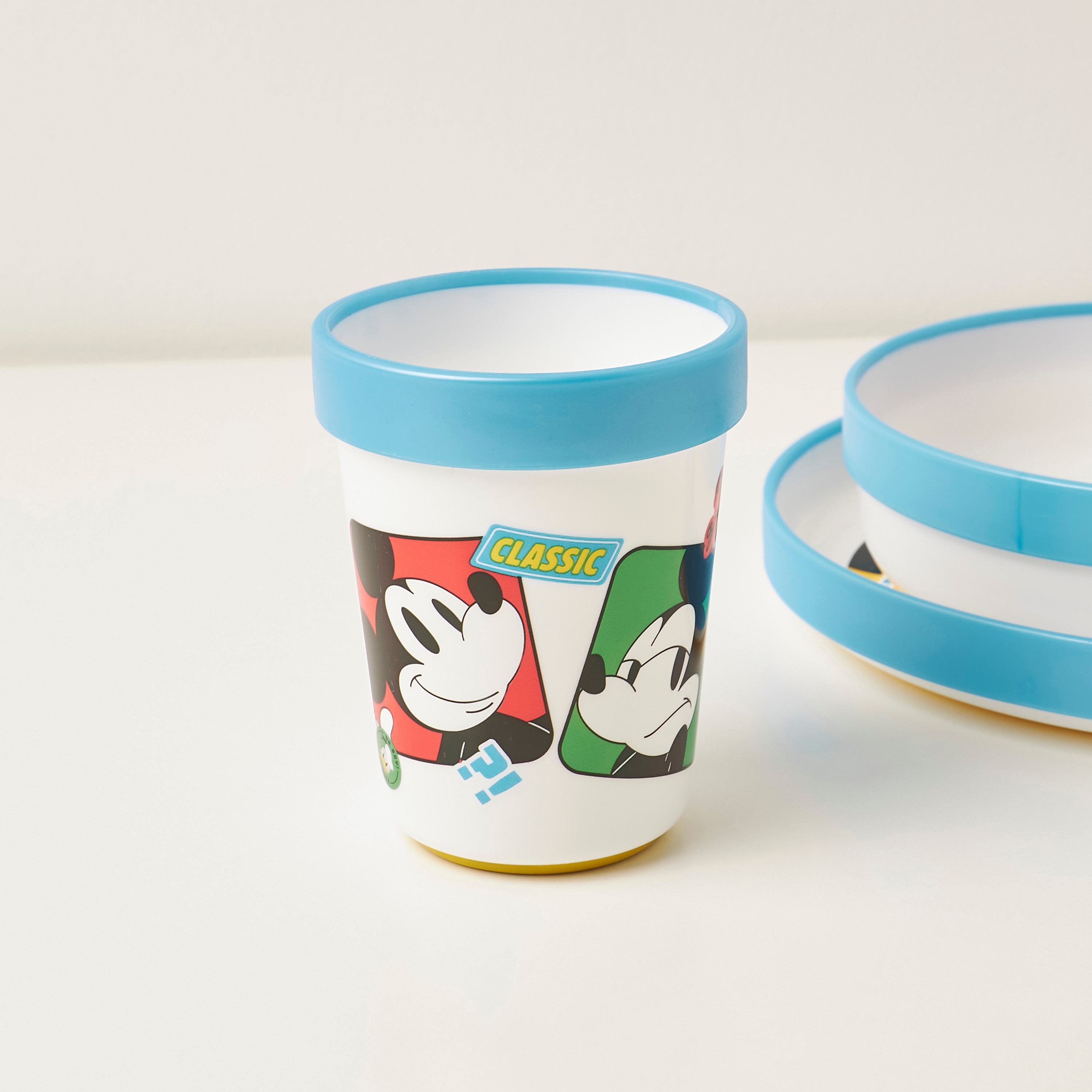 طقم عشاء 5 قطع بطبعات ميكي ماوس من ديزني-baby-feeding-mealtimeessentials-image-4