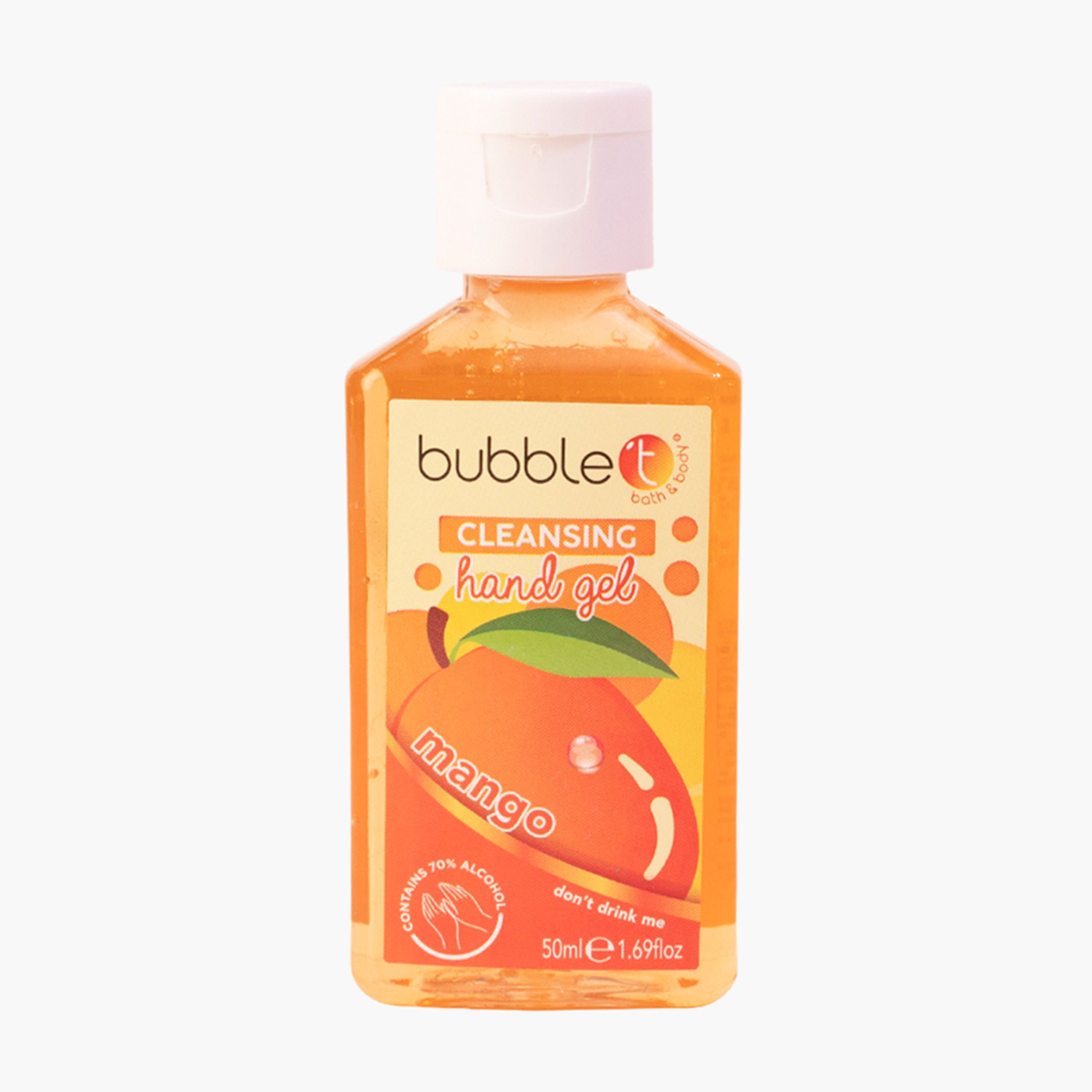 Bubble T Mango Cleansing Hand Gel - 50 ml-beautyandpersonalcare-bathandbody-handsandfeet-image-1