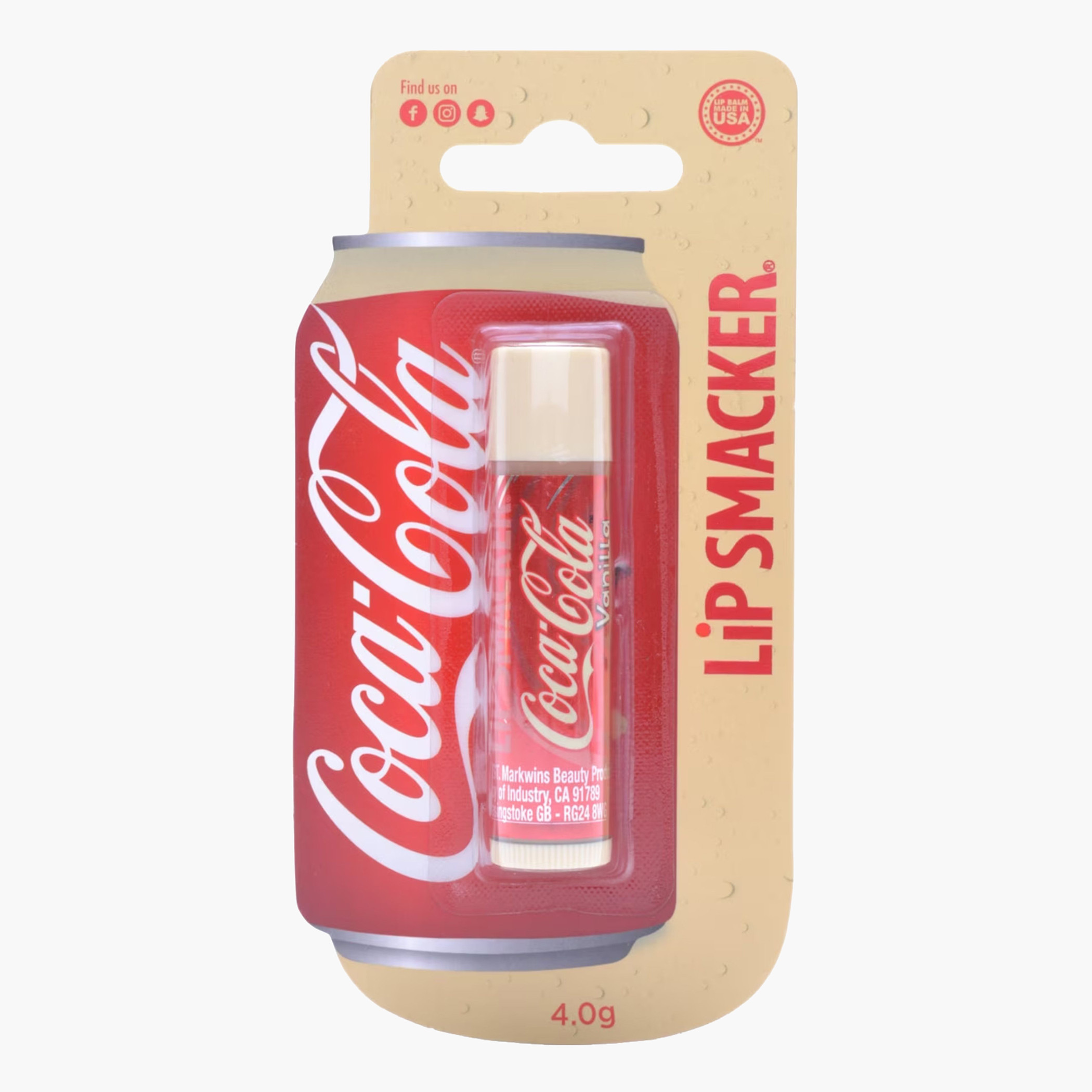 Lip Smacker Coca Cola Vanilla Lip Balm-beautyandpersonalcare-skin-lipcare-image-1