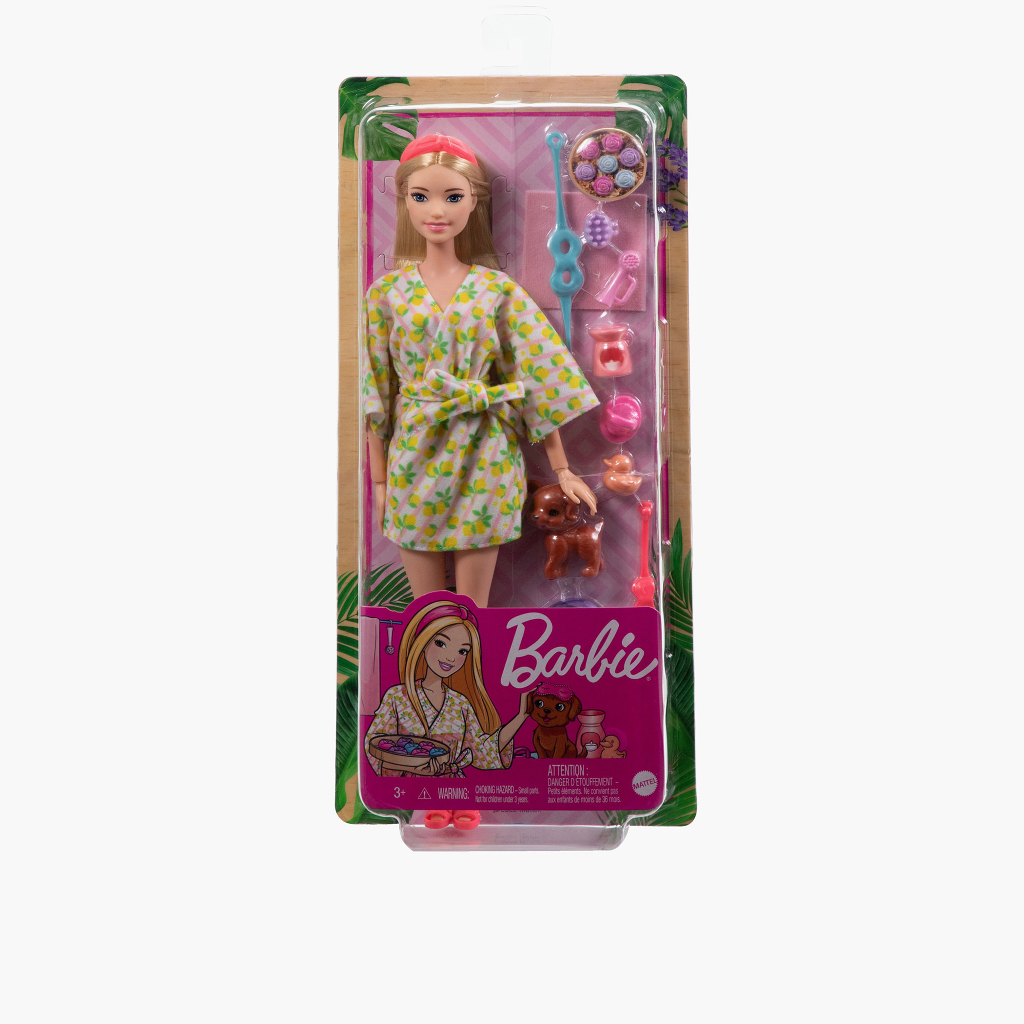 Buy Barbie Spa Day Wellness Doll Playset Online Babyshop UAE