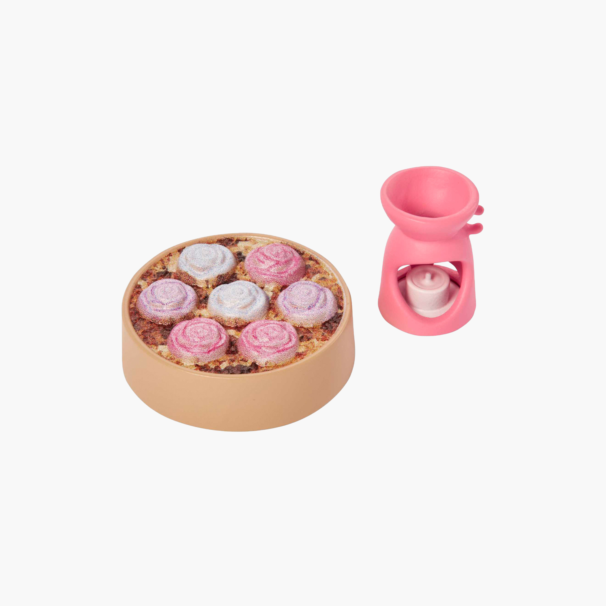 دمية باربي شقراء يوم المنتجع الصحي مع جرو أليف وروب استحمام بطبعات ليمون من باربي-toys-dollsandplaysets-dollplaysets-image-3