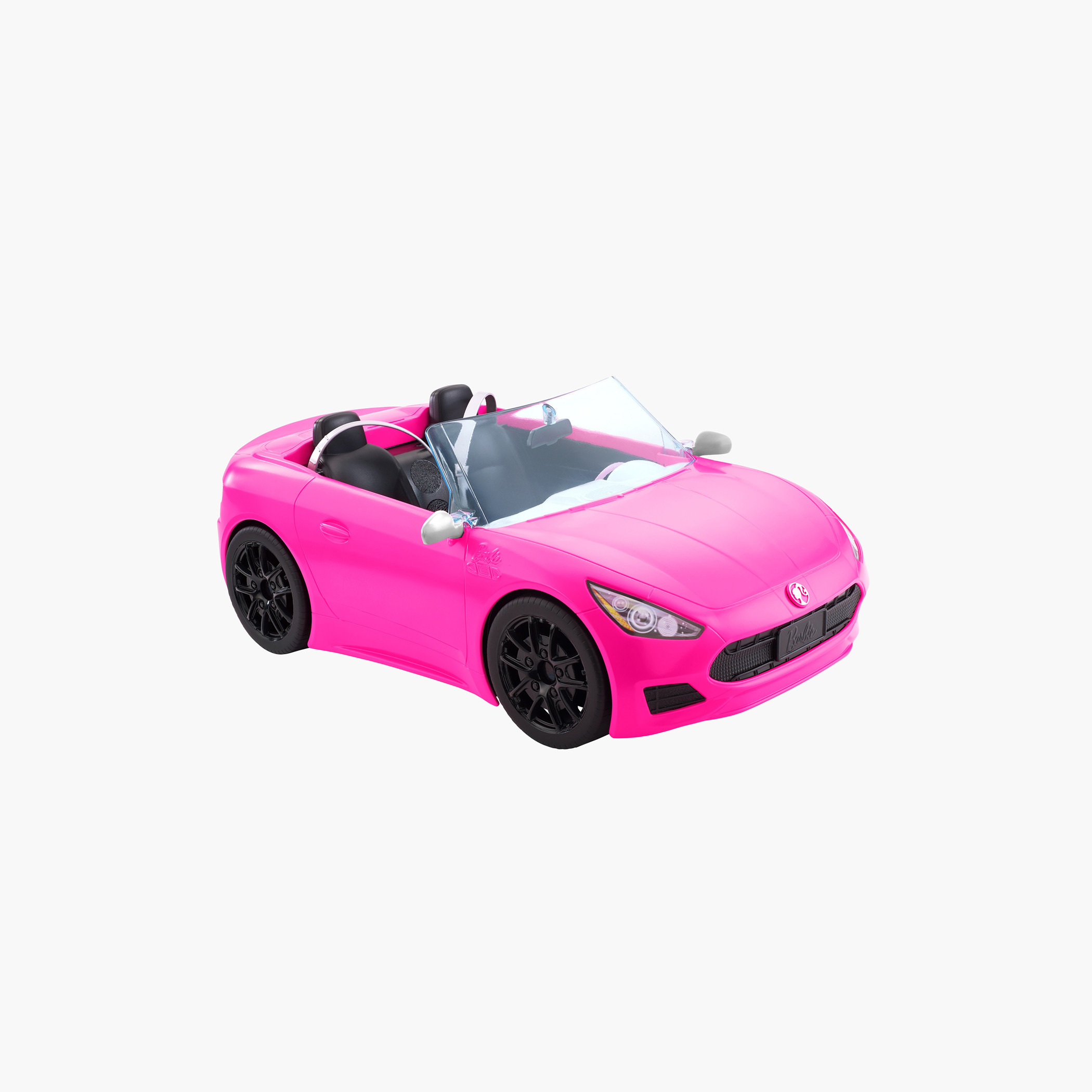 Barbie Convertible 2-Seater Car with Rolling Wheels & Realistic Details, Gift for 3 to 7 Year Olds-toys-dollsandplaysets-dollplaysets-image-1