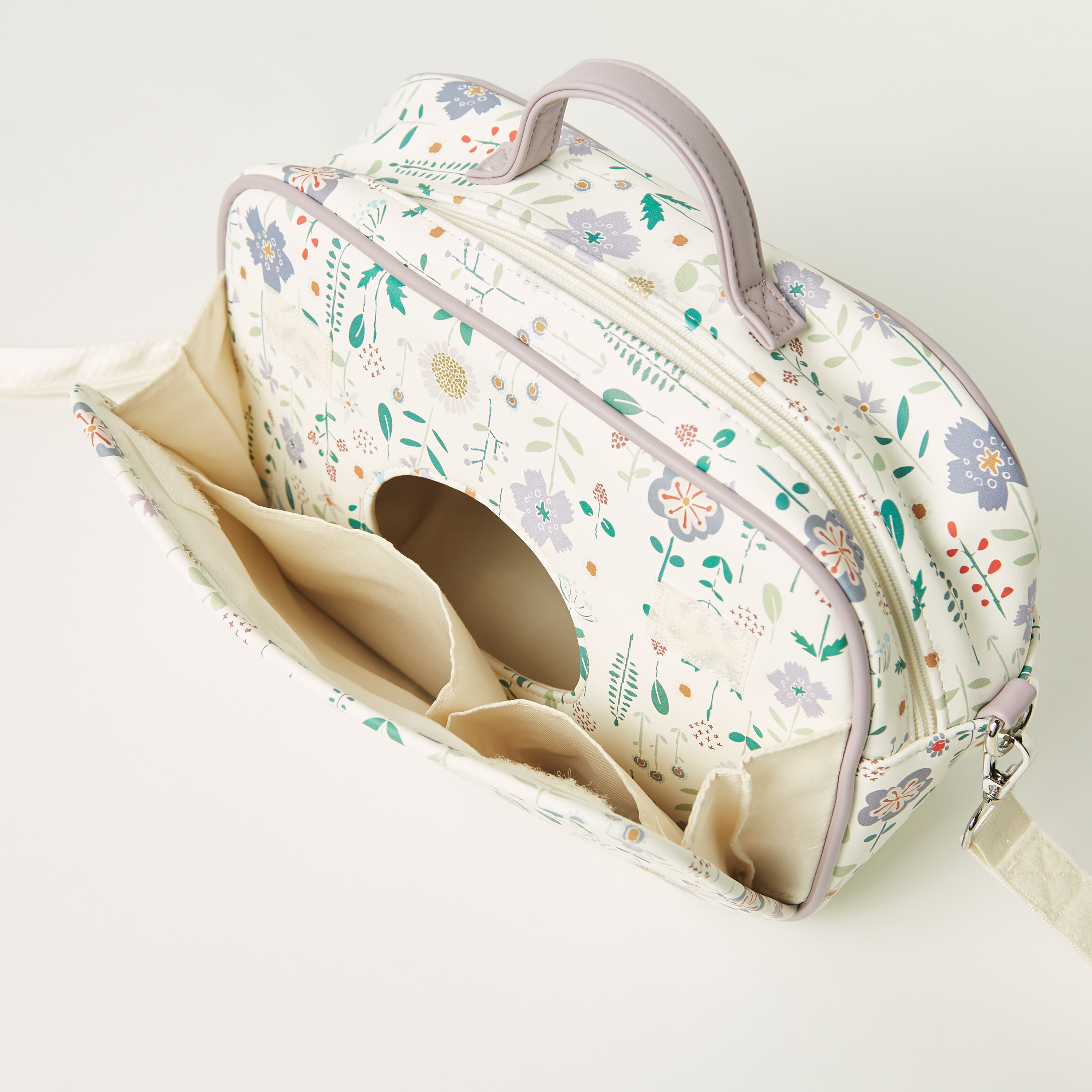 Floral print diaper hot sale bags