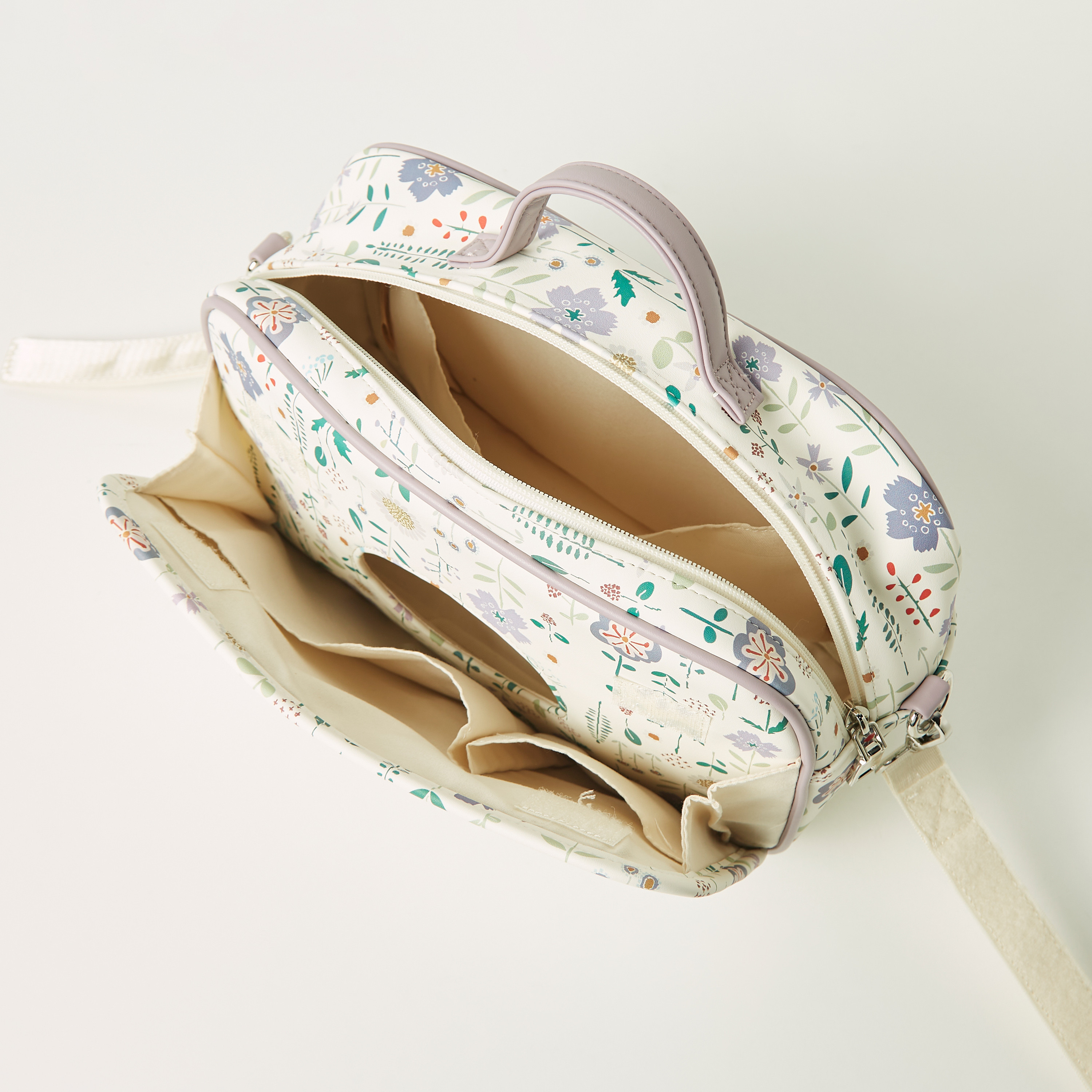 Floral print diaper hot sale bags