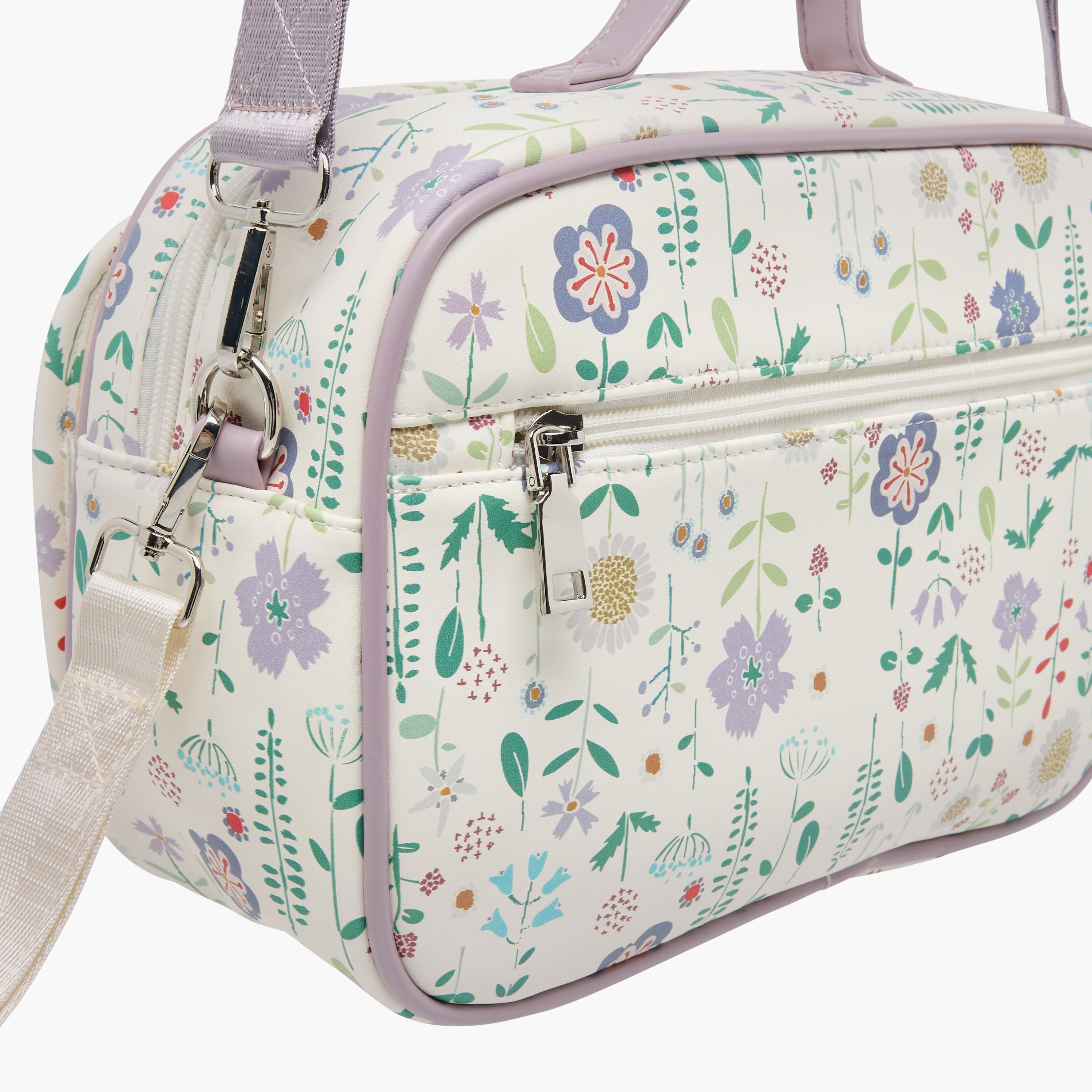 Giggles All-Over Floral Print Diaper Bag with Detachable Strap-baby-diapering-diaperbags-image-8