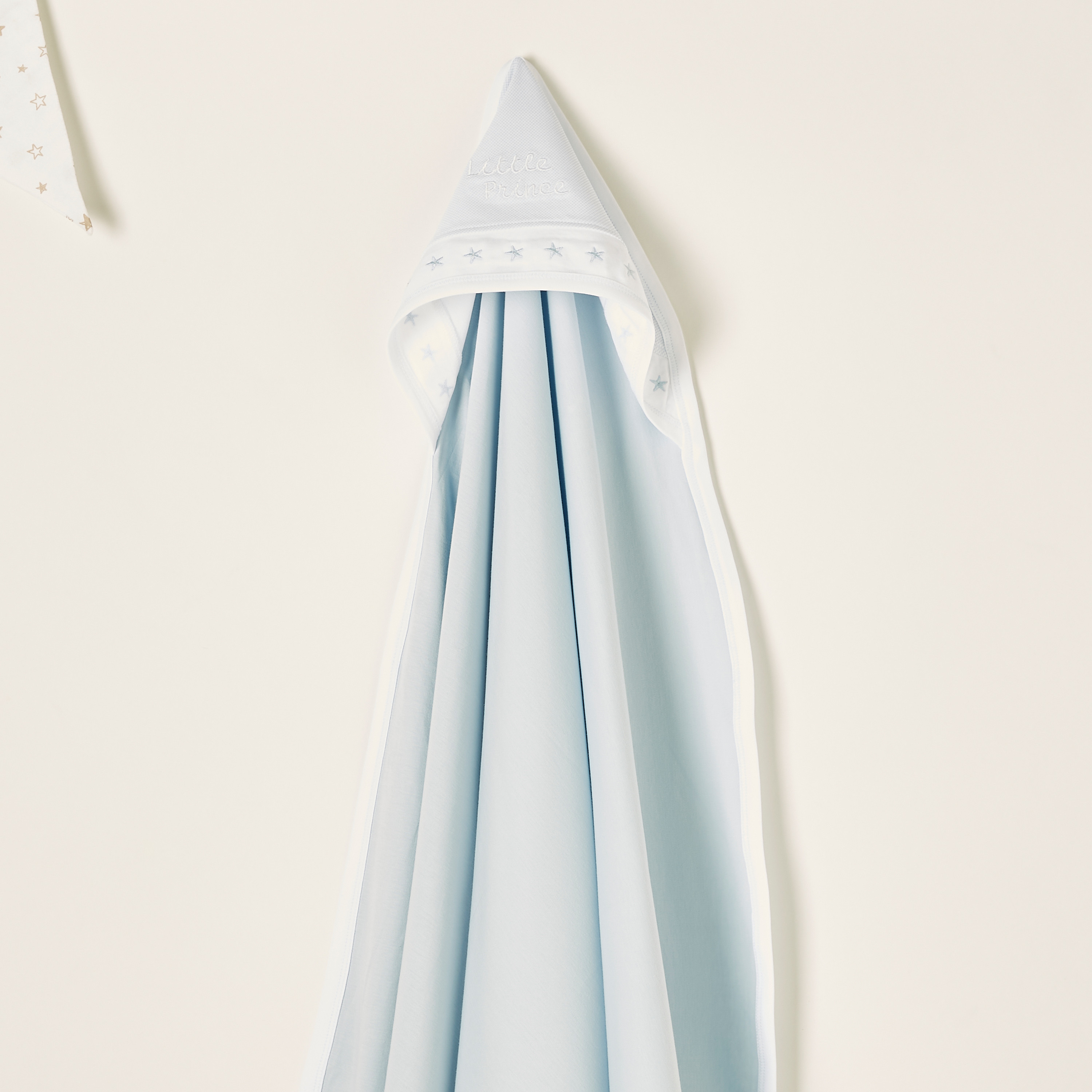 Juniors Solid Receiving Blanket with Hood - 80x80 cm-baby-nursery-blanketsandswaddles-receivingblankets-image-2
