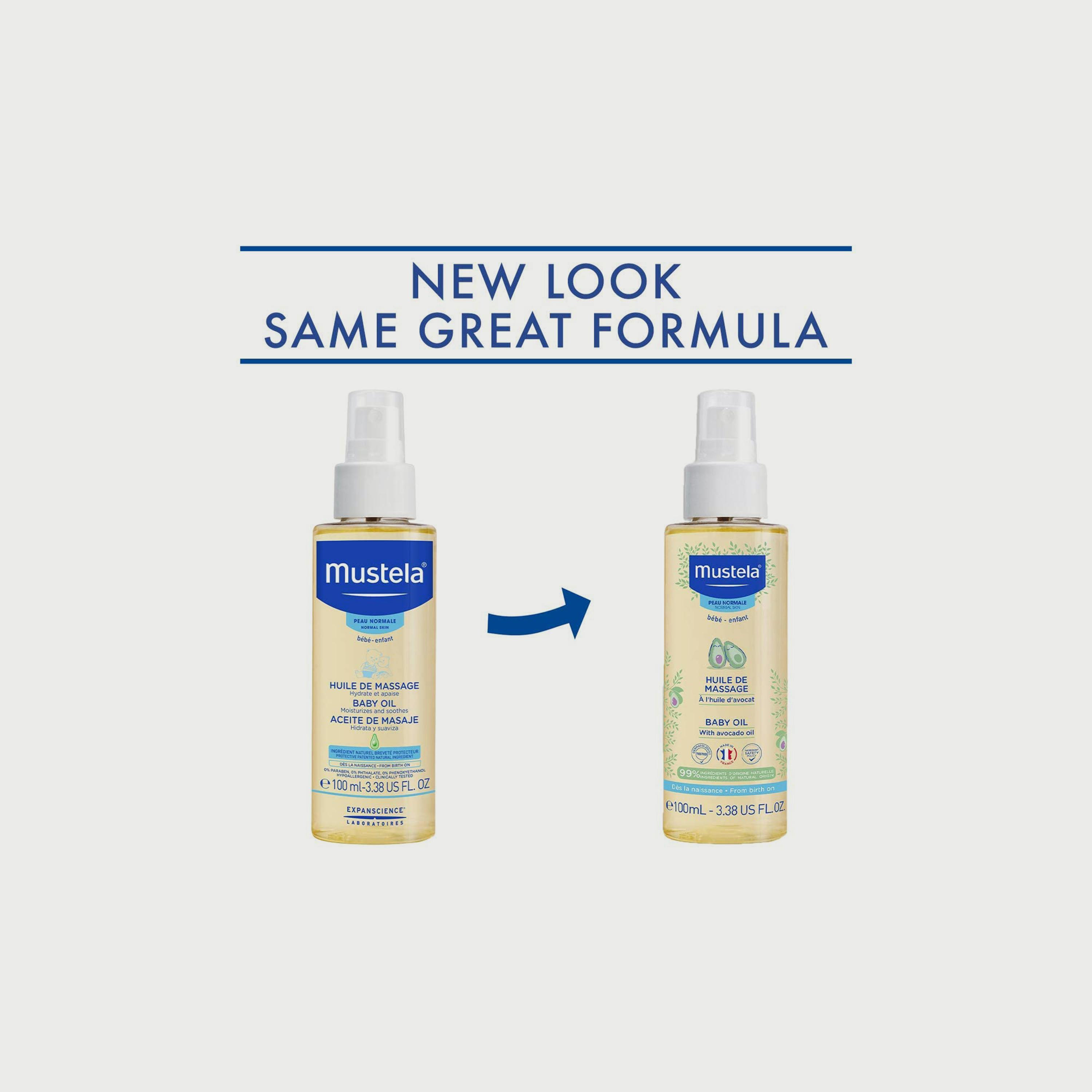 Mustela Pack of 2 Baby Massage Oil, 100ml-baby-bathandcare-hairbodyskincare-babyoil-image-4