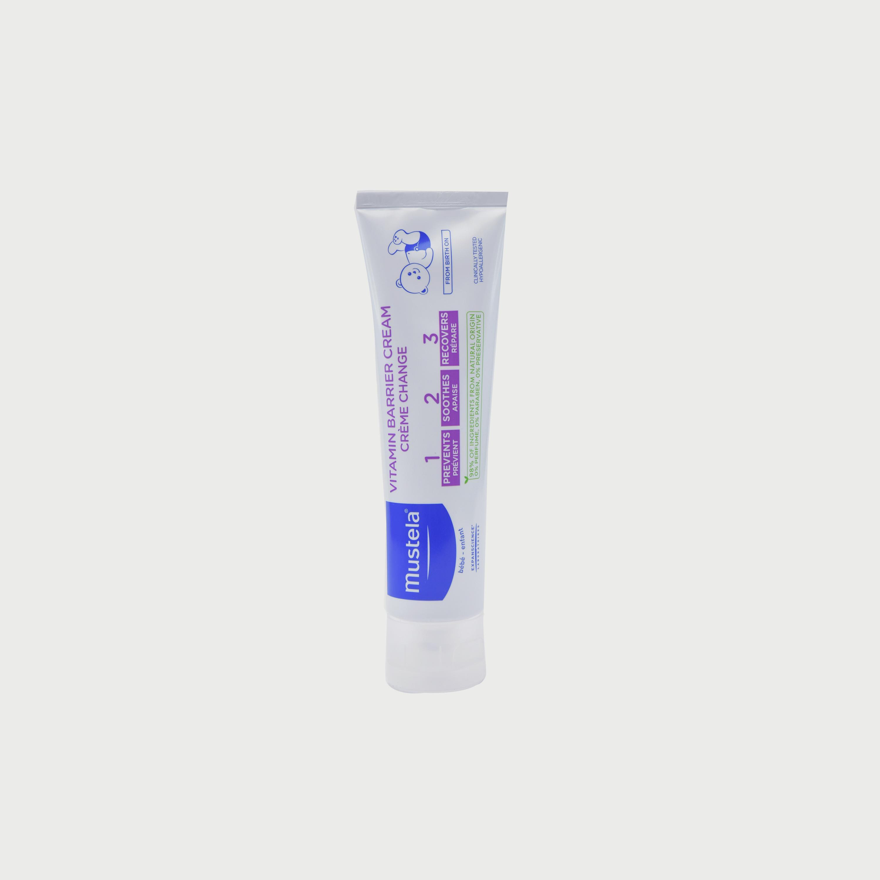 Mustela Pack of 2 Vitamin Barrier Cream 123, 50ml-baby-bathandcare-hairbodyskincare-lotionsandcreams-image-2