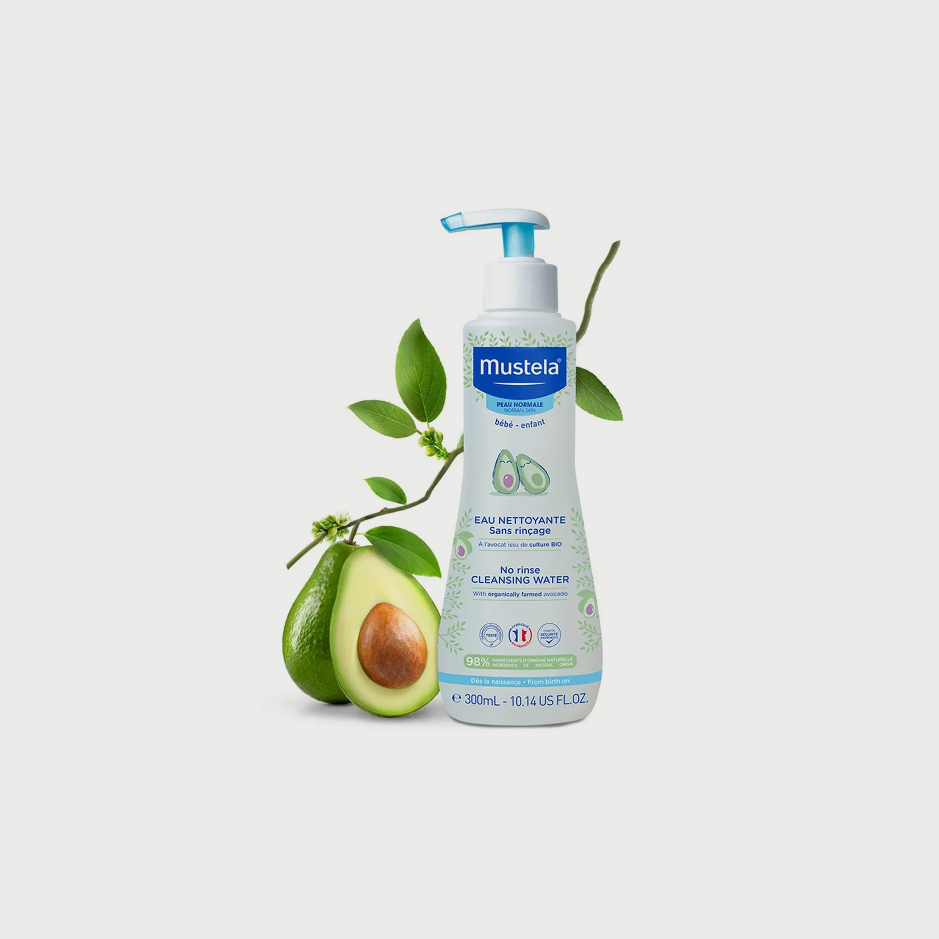 ماء منظف لا يحتاج للشطف من موستيلا، عبوة قطعتين، 300 مل-baby-bathandcare-hairbodyskincare-image-2