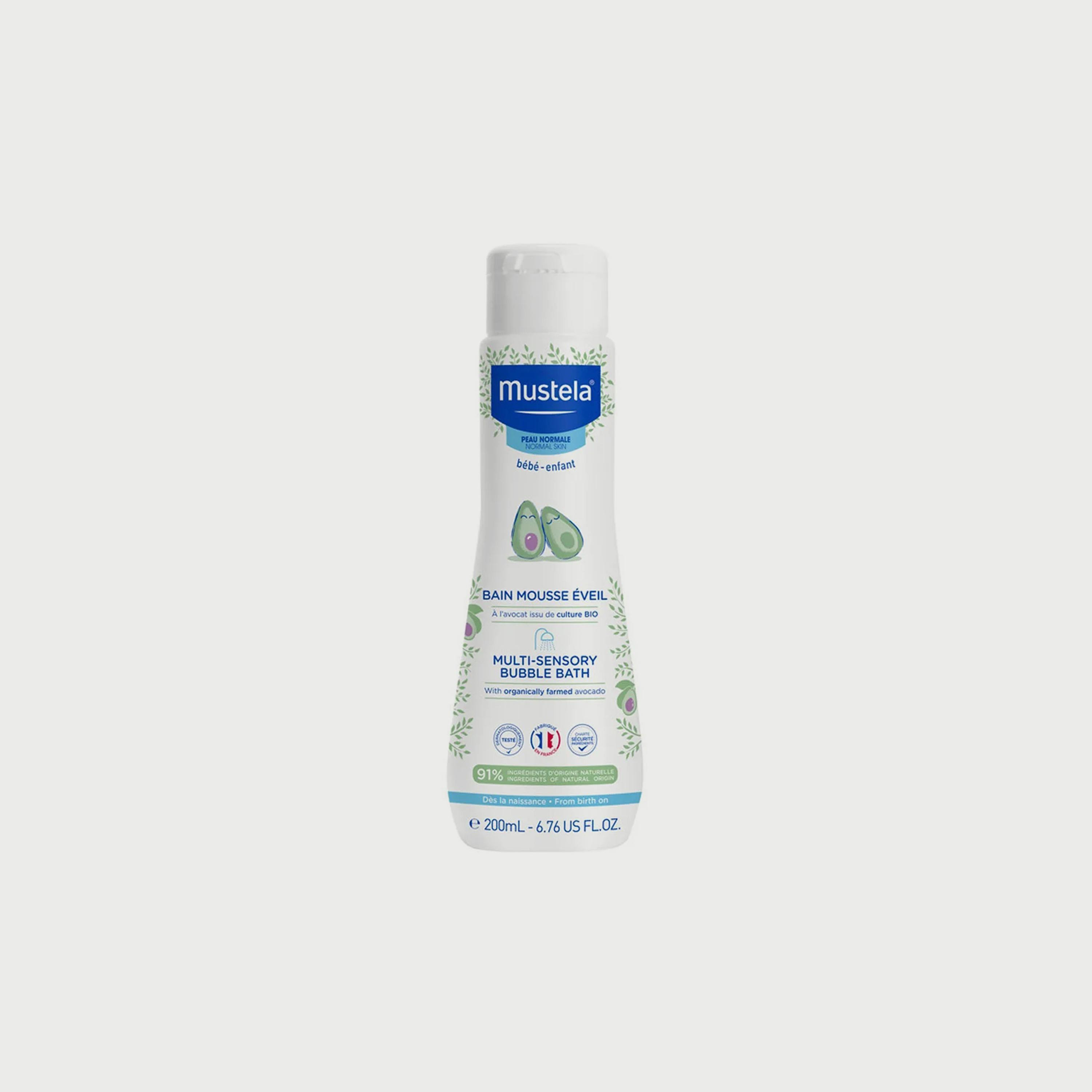 Mustela Pack of 2 Multi-Sensory Bubble Bath, 200ml-baby-bathandcare-hairbodyskincare-image-2