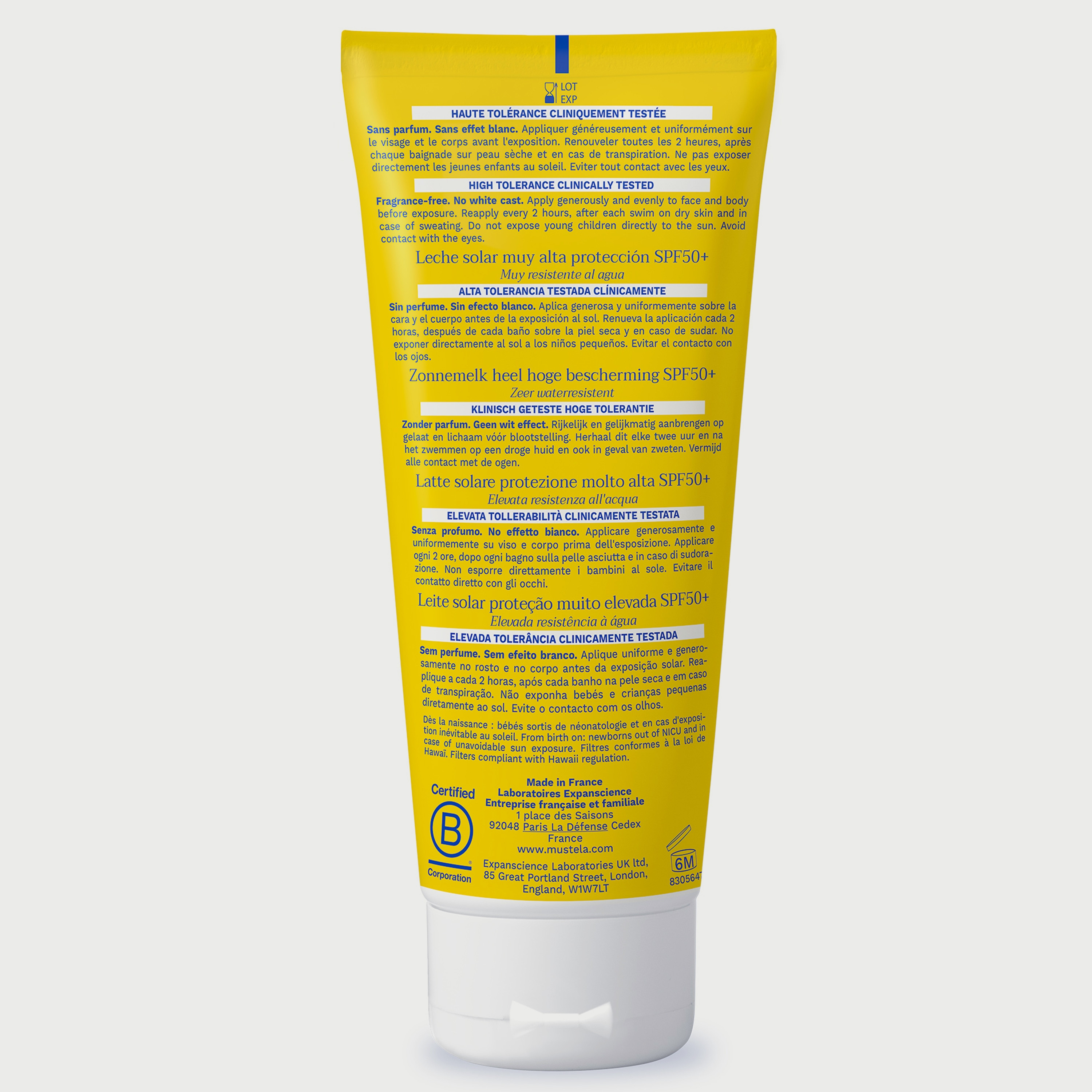 Mustela Pack of 2 SPF 50+ Sun Lotion, 100ml-baby-bathandcare-hairbodyskincare-lotionsandcreams-image-3