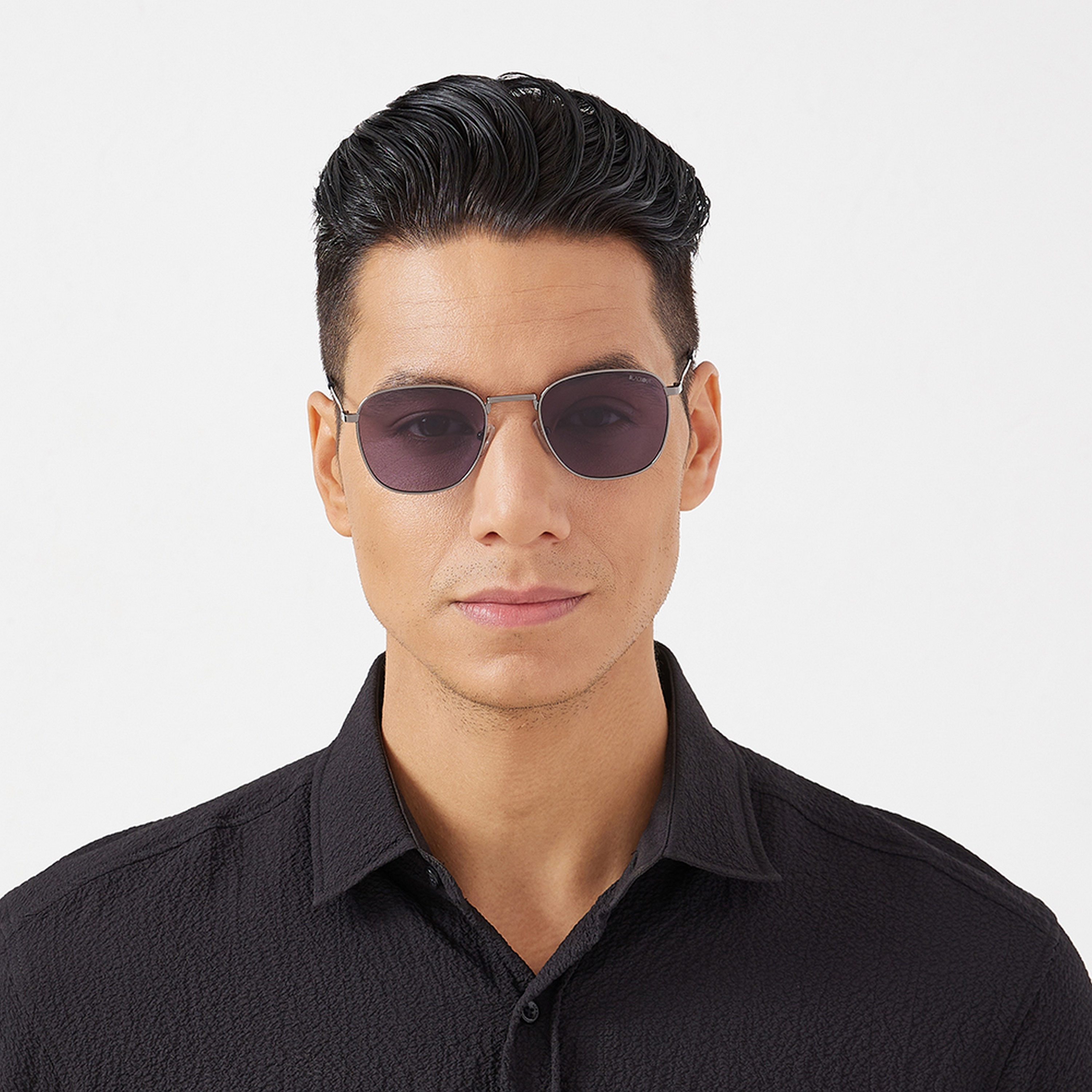 نظارة شمسية بعدسات زرقاء ذات مربعة من بلاك أوت موست هافي مع 51 مم -men-sunglasses-image-5