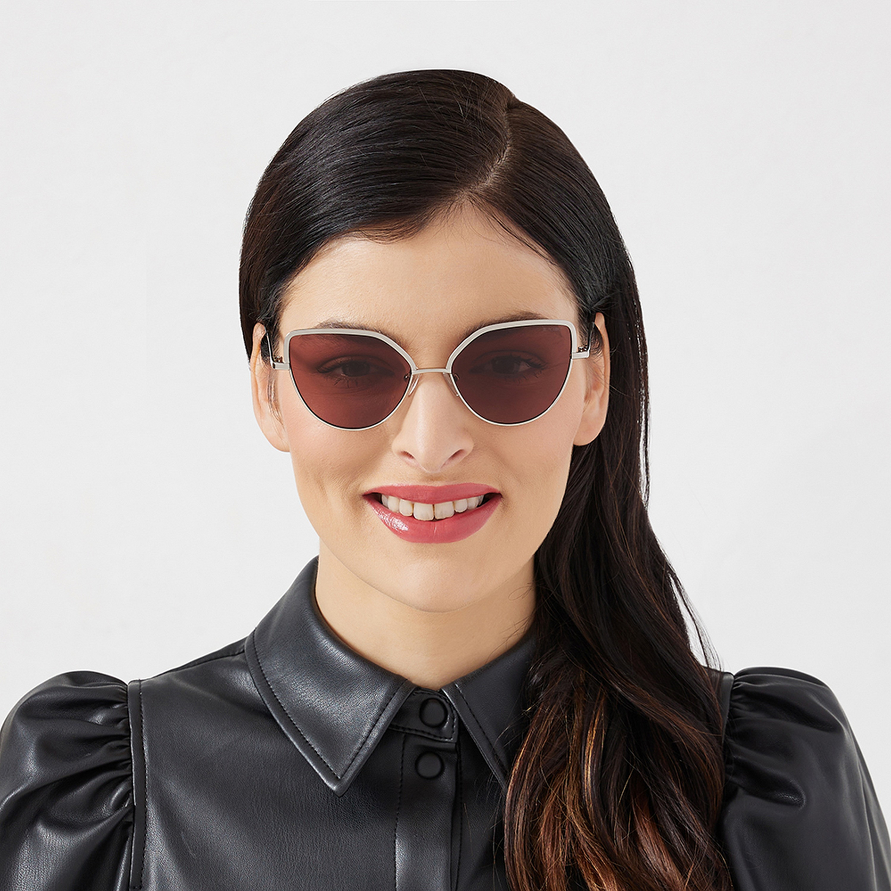 BlackOut Women Brown Lens 54 mm Cat Eye Sunglasses | BLA-000250-2904-women-sunglasses-image-5