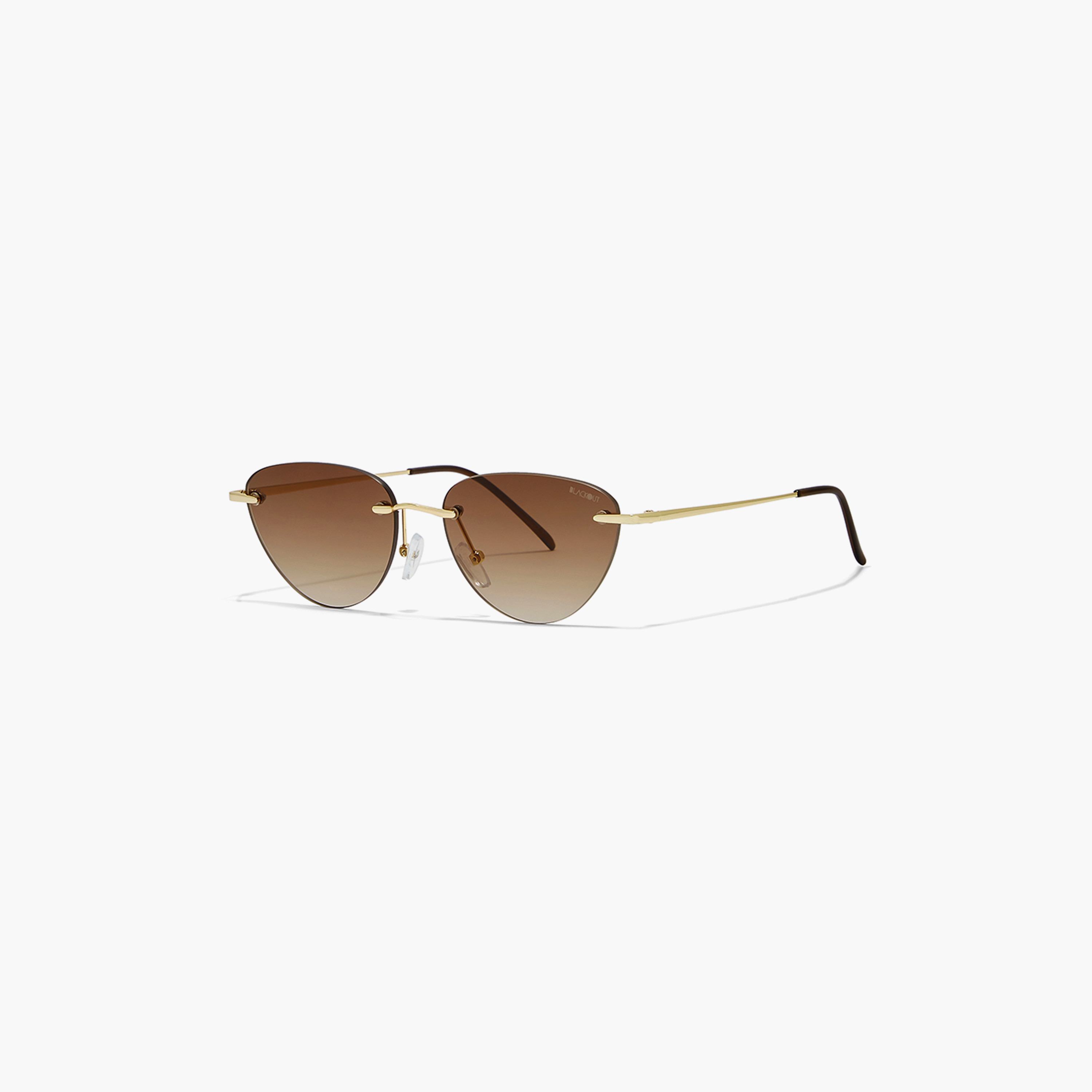 BlackOut MINIMALIST  Brown Lens 54 mm Cat Eye Sunglasses -women-sunglasses-image-1