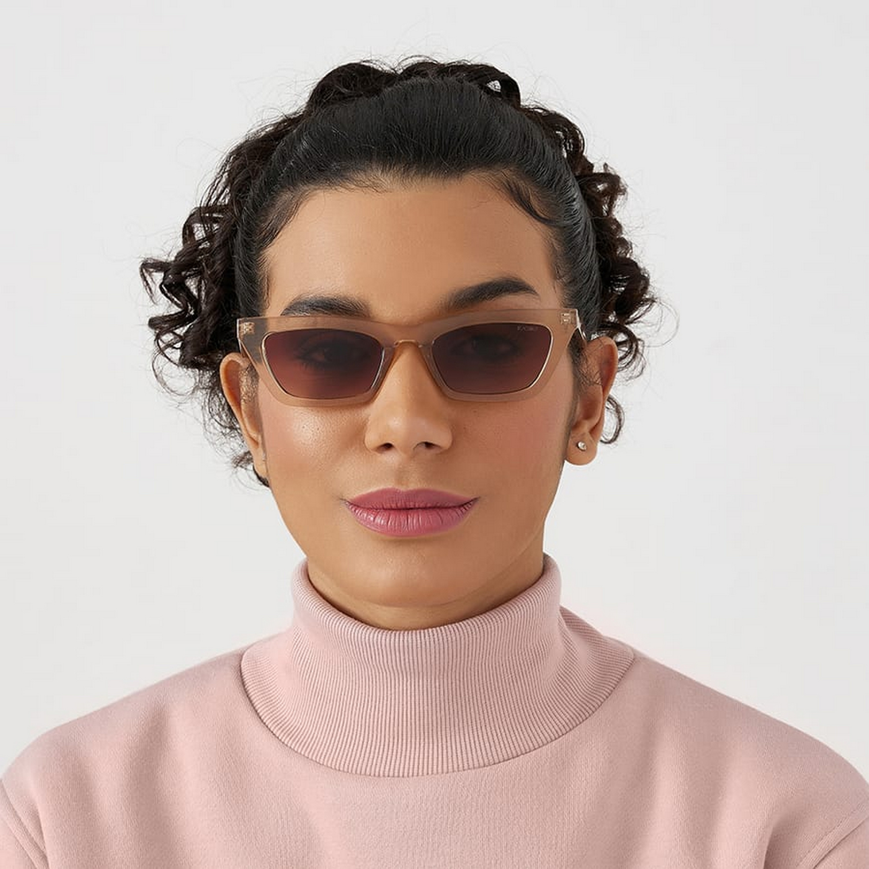 BlackOut Women Brown Lens 50 mm Cat Eye Sunglasses | BLA-000253-2404-women-sunglasses-image-5