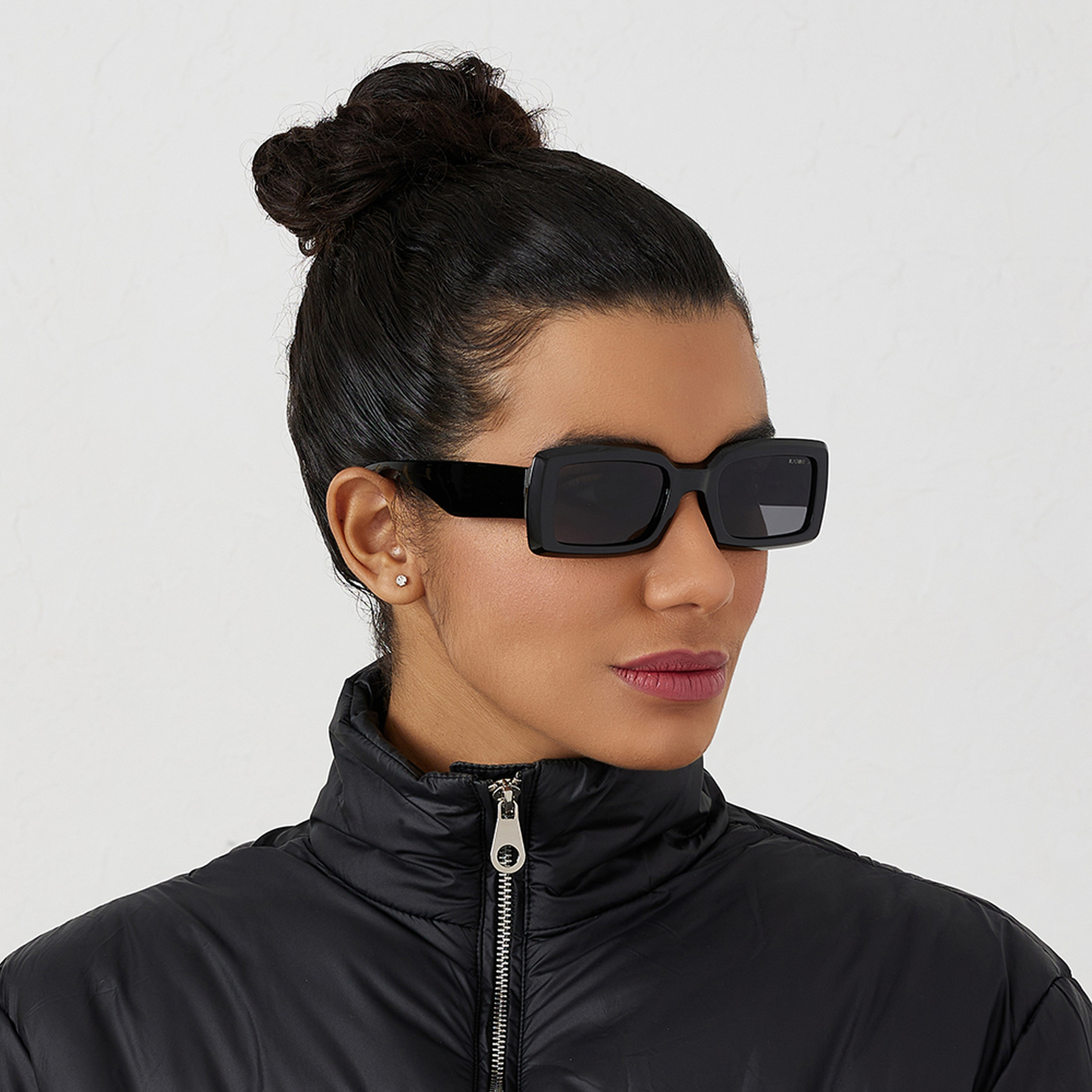 نظارة شمسية بعدسات مستطيلة رمادية من بلاك أوت زين مع 52 مم -women-sunglasses-image-6