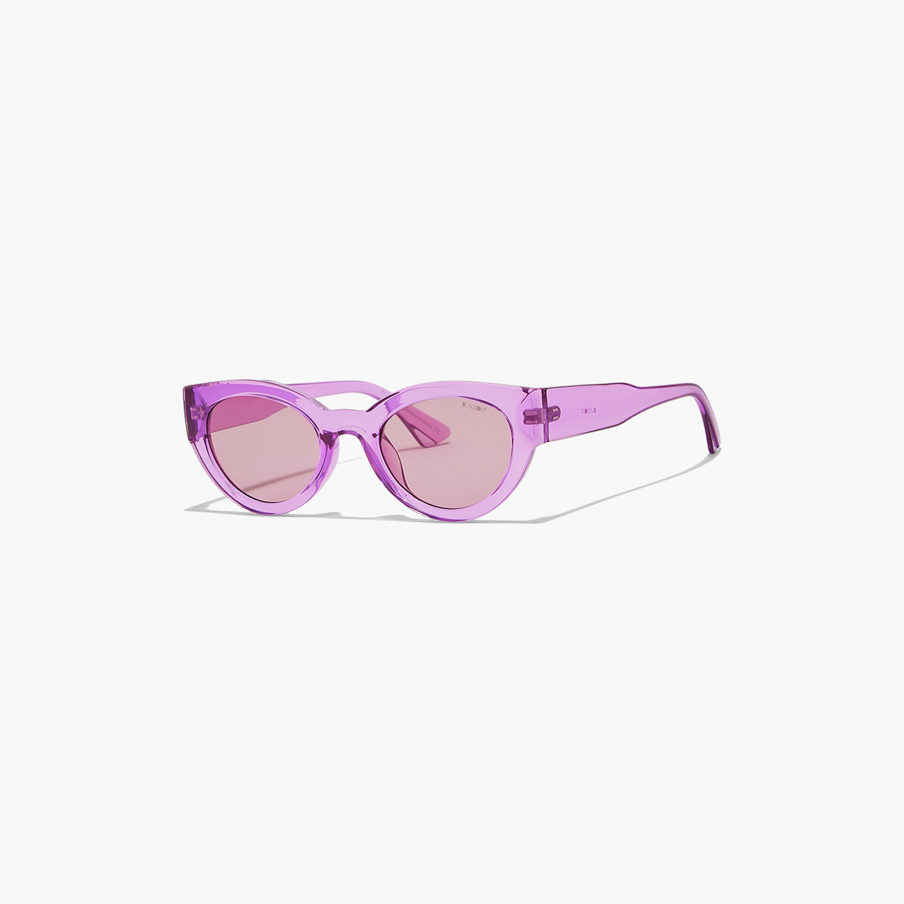 BlackOut Women Purple Lens 52 mm Cat Eye Sunglasses | BLA-000255-1010-women-sunglasses-image-1