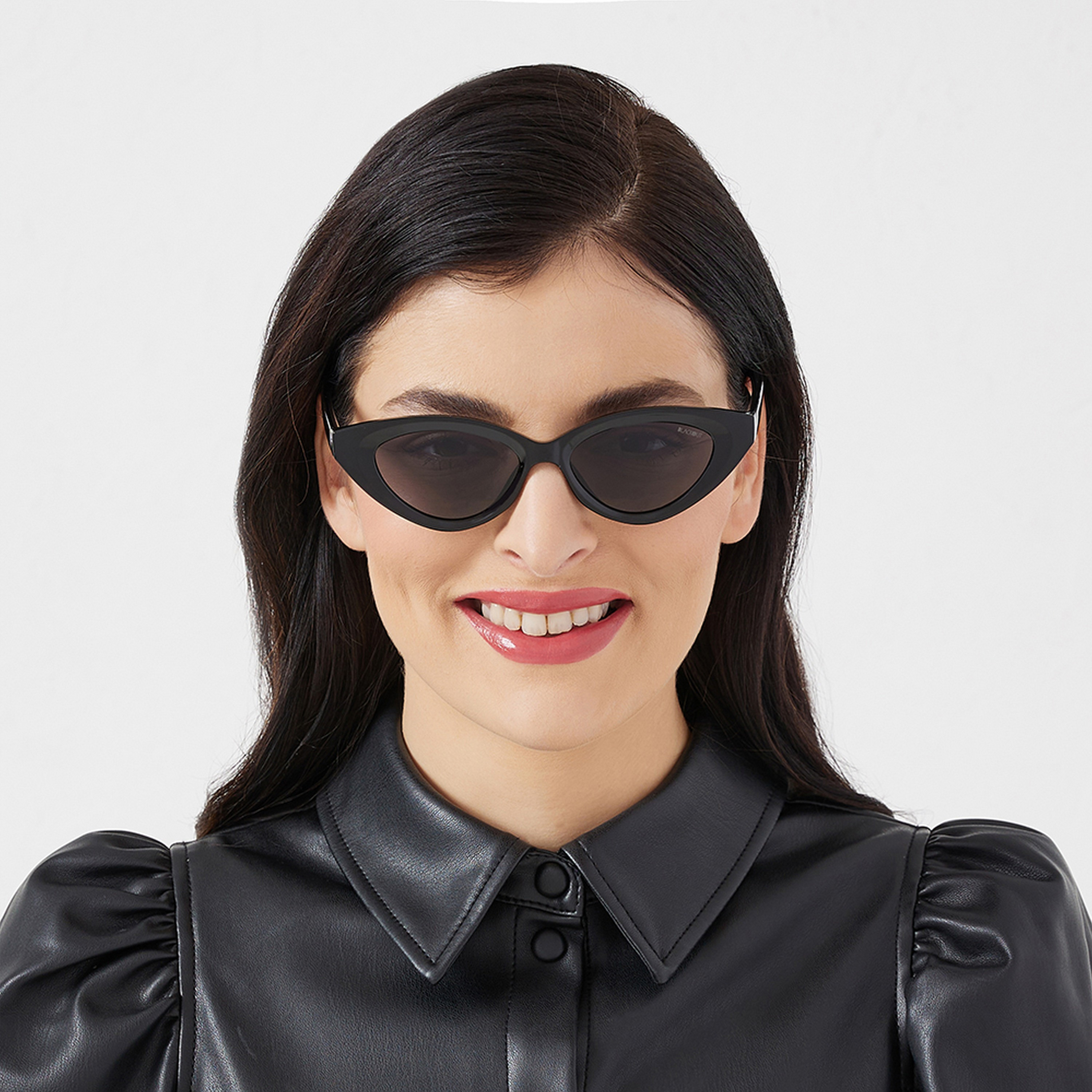 BlackOut Women Grey Lens 51 mm Cat Eye Sunglasses | BLA-000256-0101-women-sunglasses-image-5