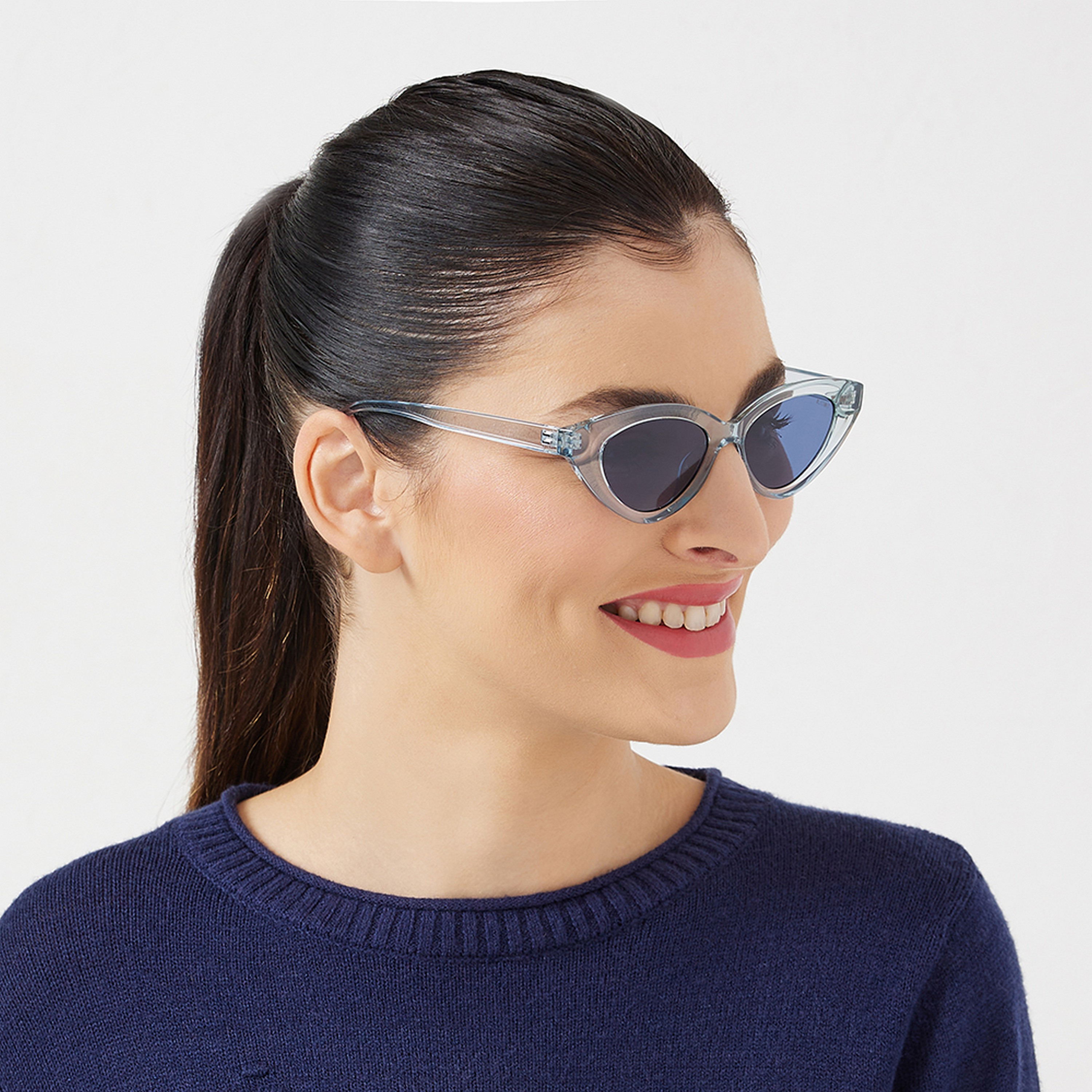 BlackOut Women Blue Lens 51 mm Cat Eye Sunglasses | BLA-000256-0202-women-sunglasses-image-6