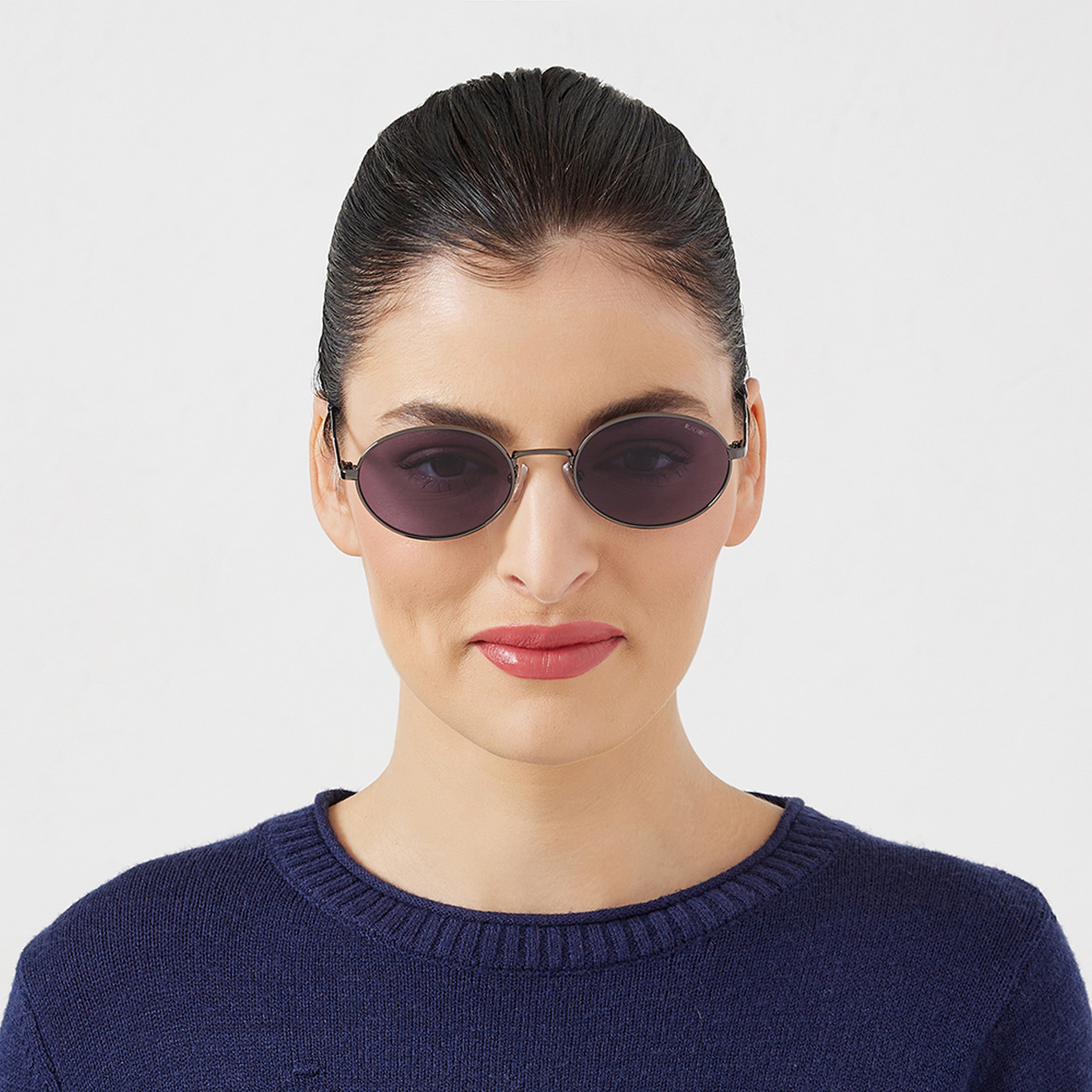 نظارة شمسية بعدسات زرقاء بيضاوية مع 53 مم من بلاك أوت بيس -men-sunglasses-image-4