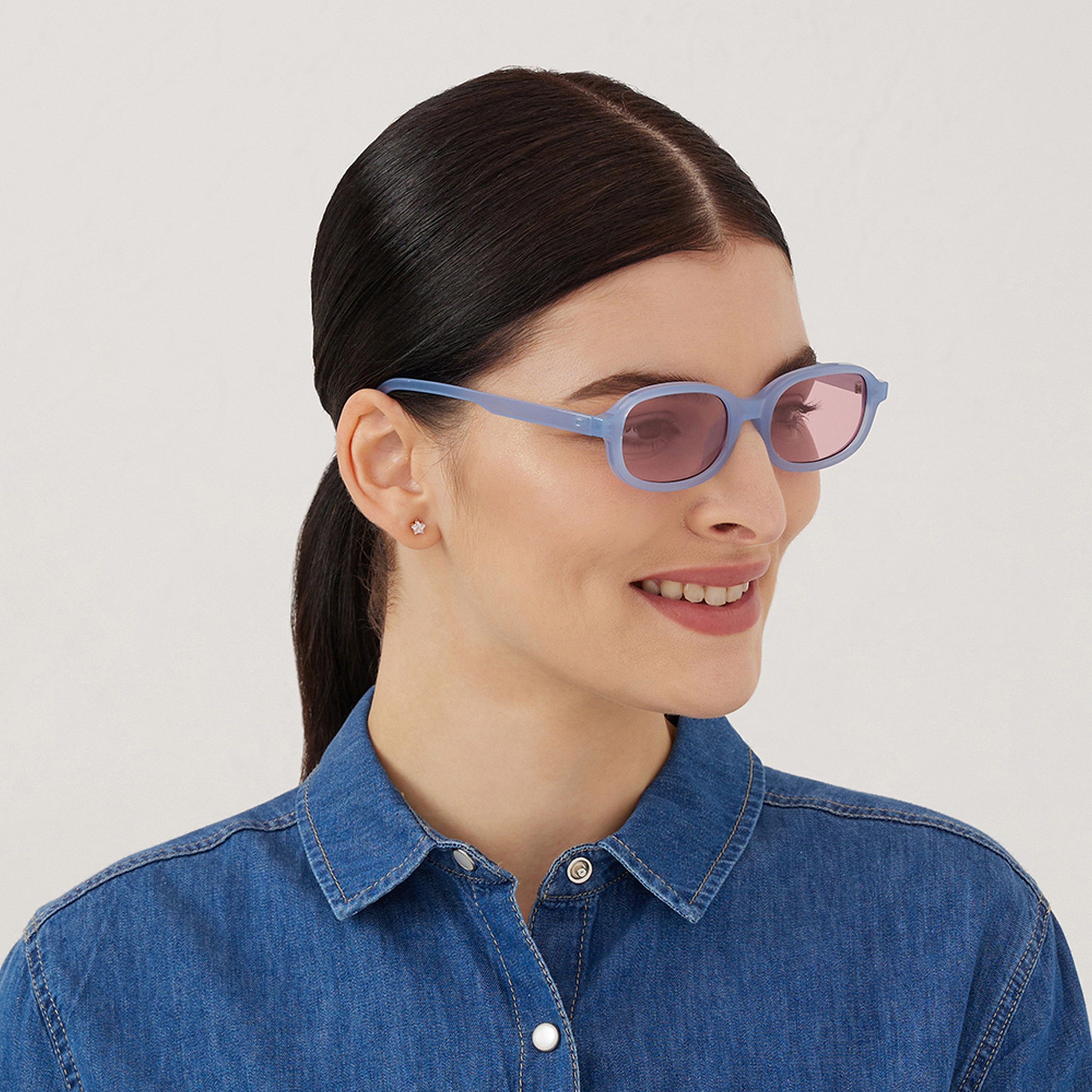 نظارة شمسية بعدسات حمراء مستطيلة مع 52 مم من بلاك أوت روبي -women-sunglasses-image-6