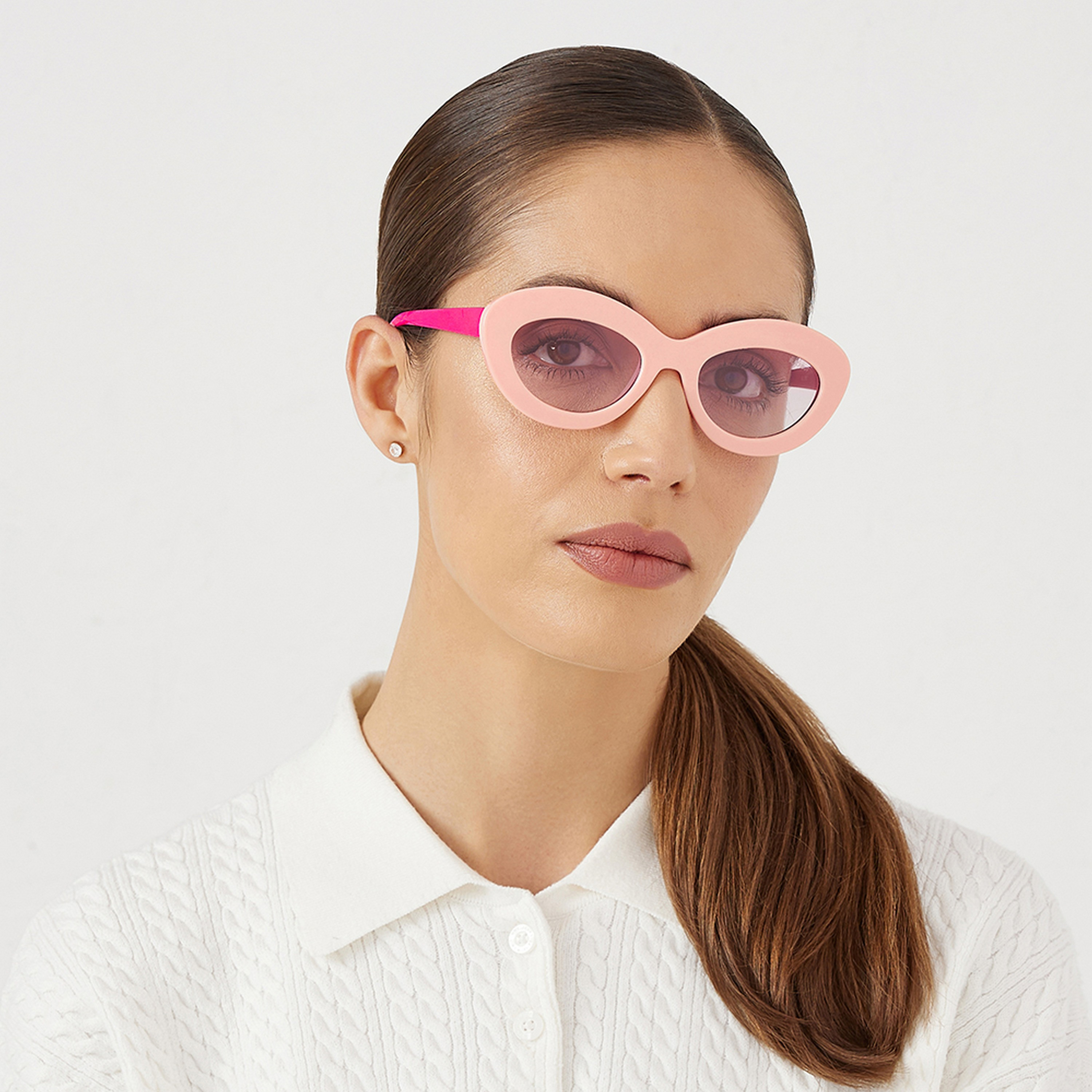 BLA-000264-0909 | نظارة شمسية بعدسات وردية بيضاوية مع 50 مم للنساء من بلاك أوت-women-sunglasses-image-5